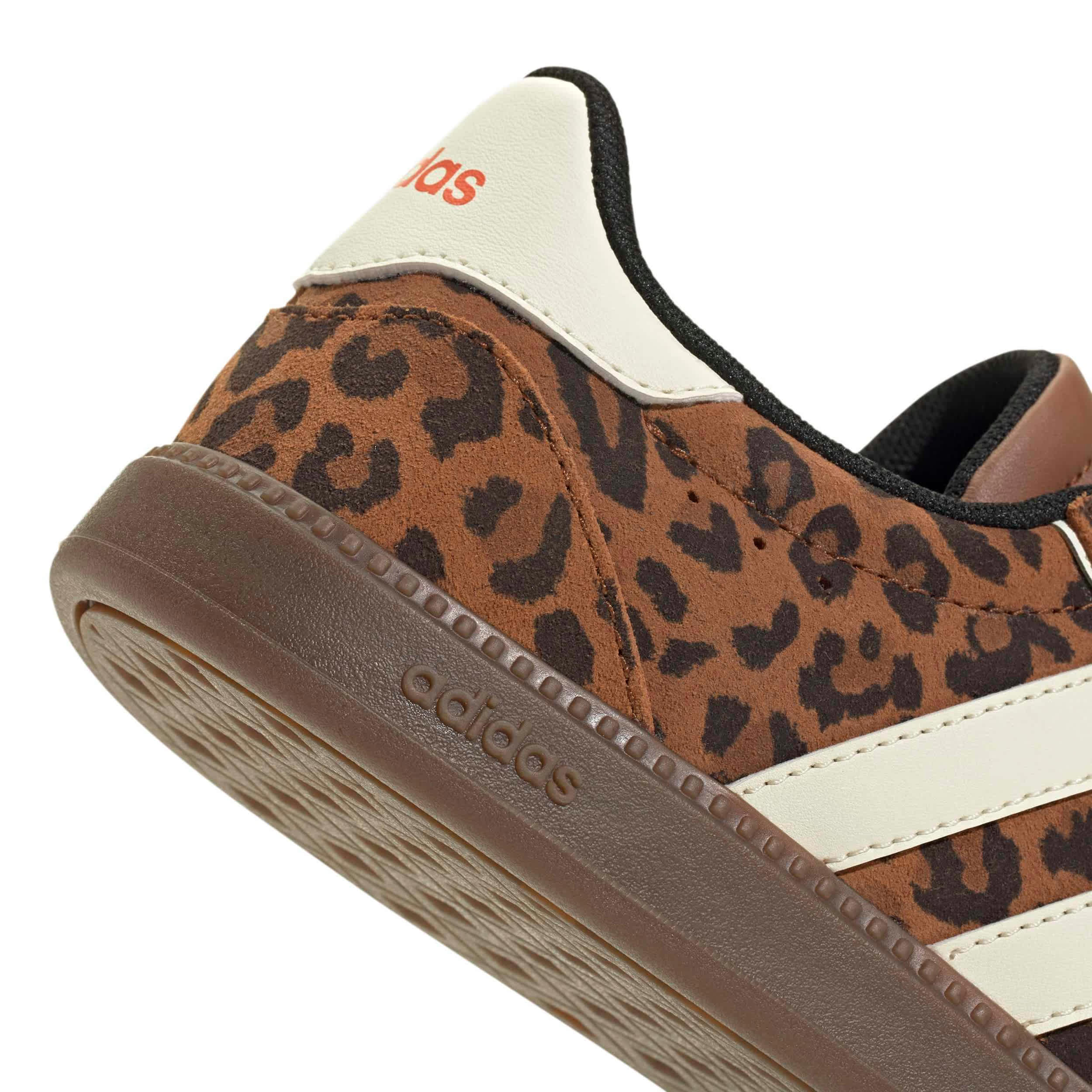 ADIDAS-WOMENS BREAKNET SLEEK SNEAKER-BRONZE & OFF WHITE