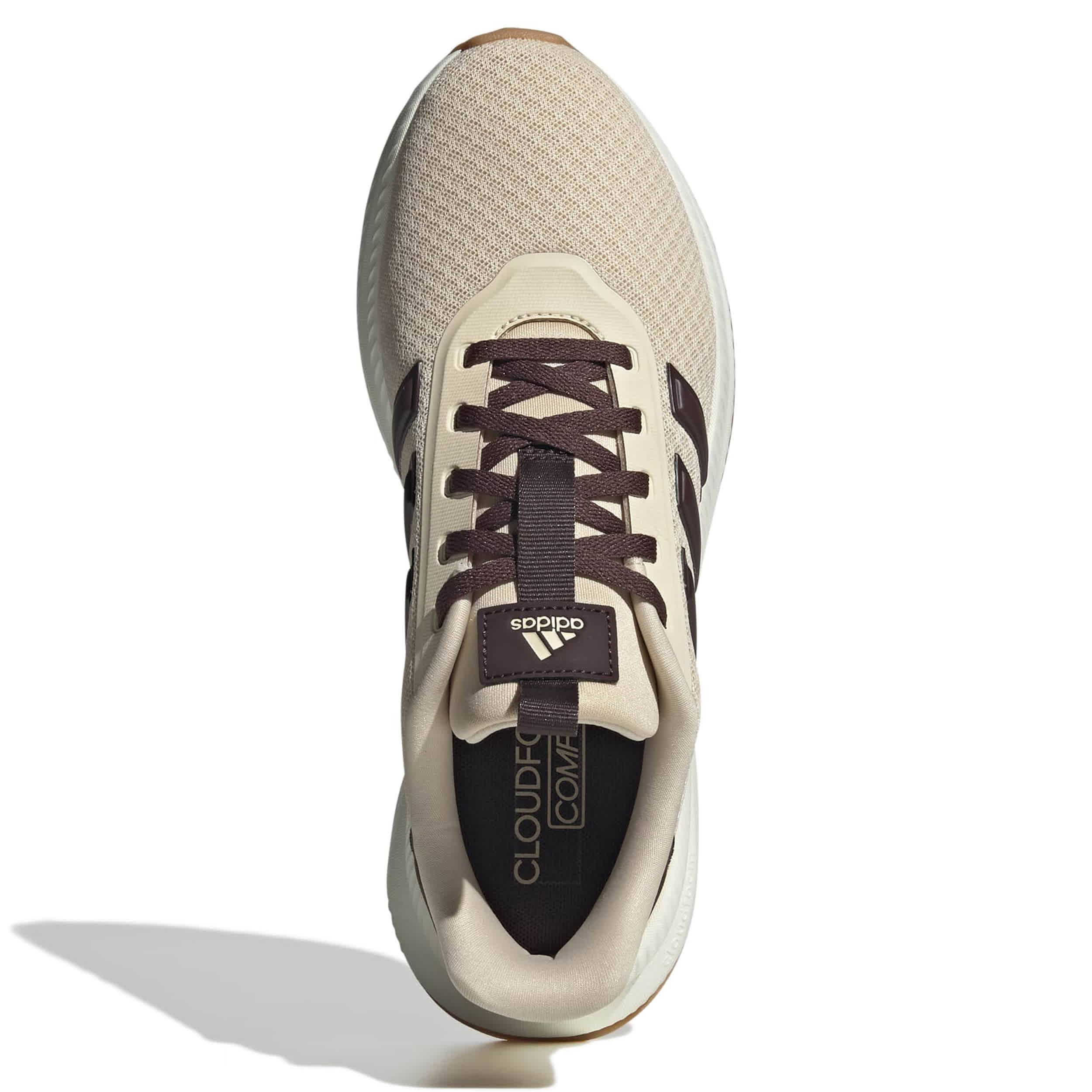 ADIDAS-WOMENS X_PLRPATH RUNNING SHOE-SAND & DARK BROWN