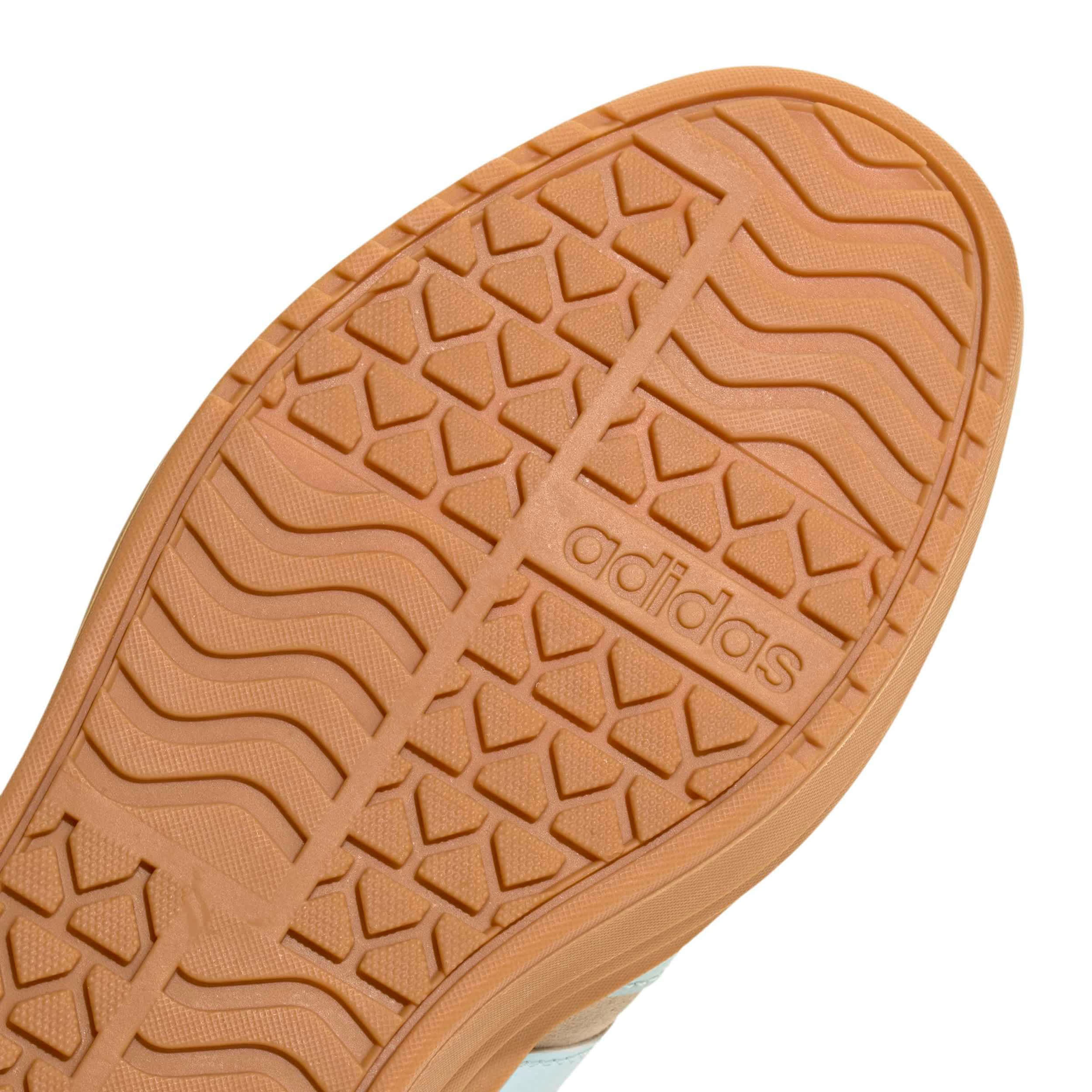 ADIDAS-WOMENS VL COURT BOLD-BEIGE & PALE BLUE