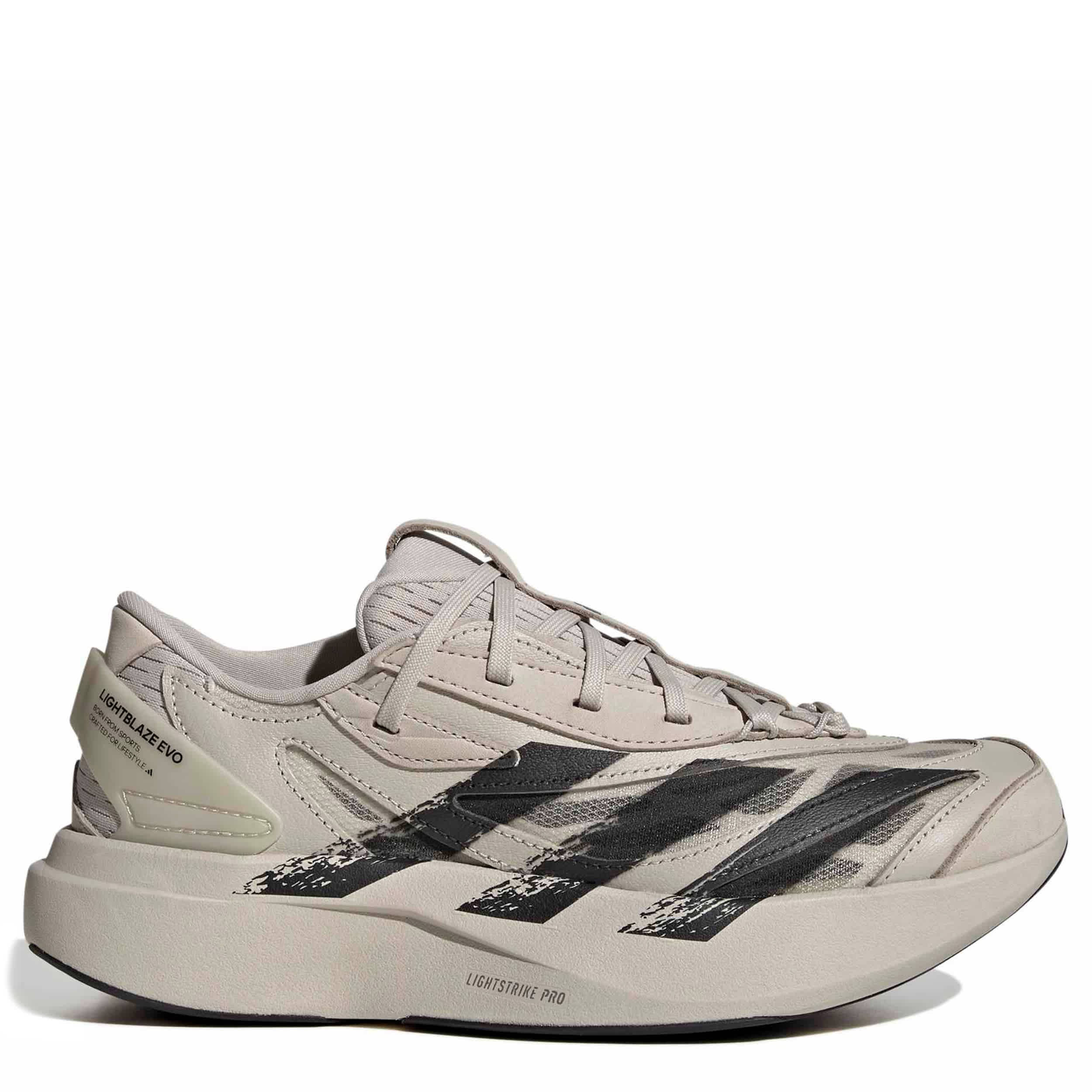 ADIDAS-WOMENS LIGHTBLAZE EVO SL SNEAKER-SILVER & BLACK
