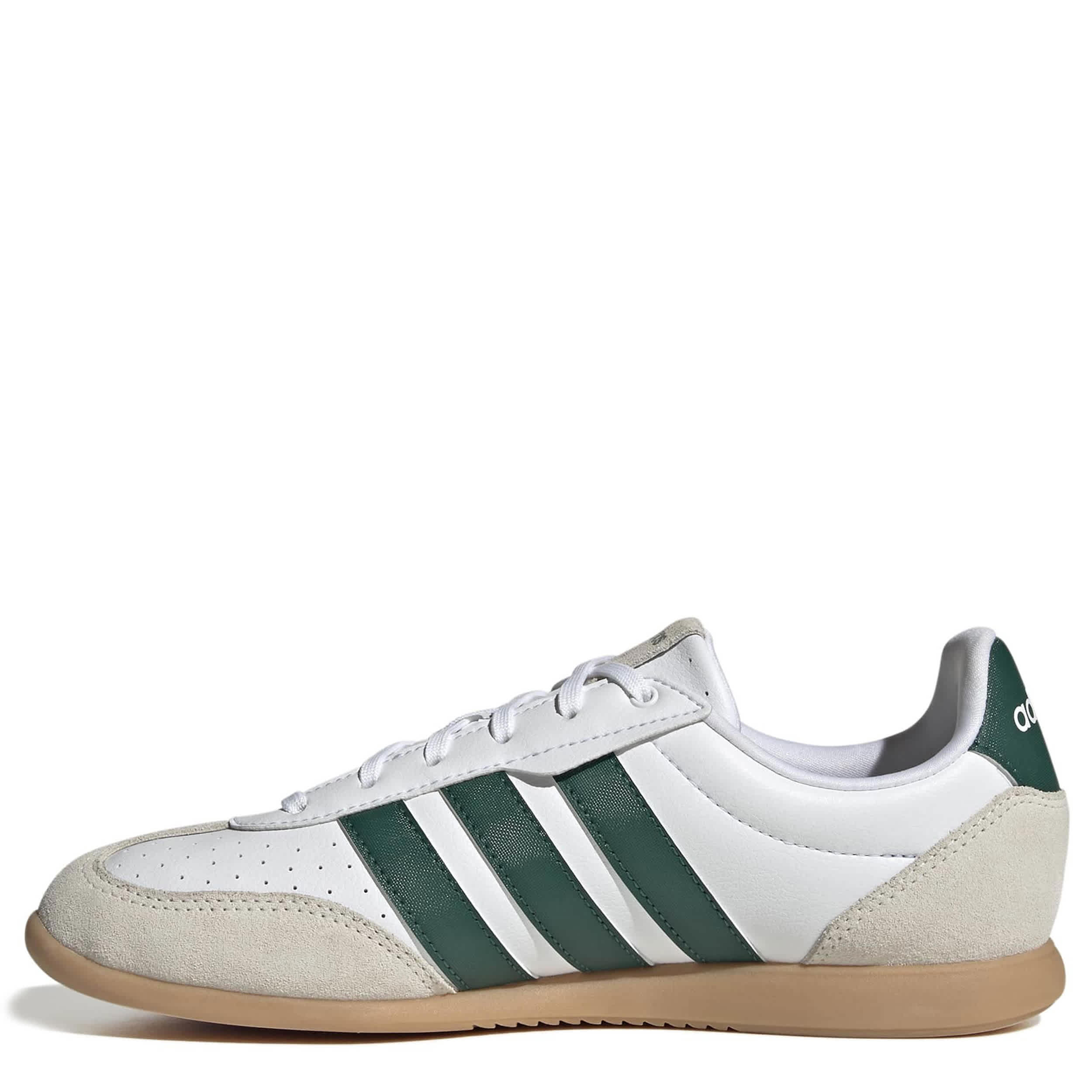 ADIDAS-WOMENS BARREDA LO SNEAKER-WHITE & GREEN