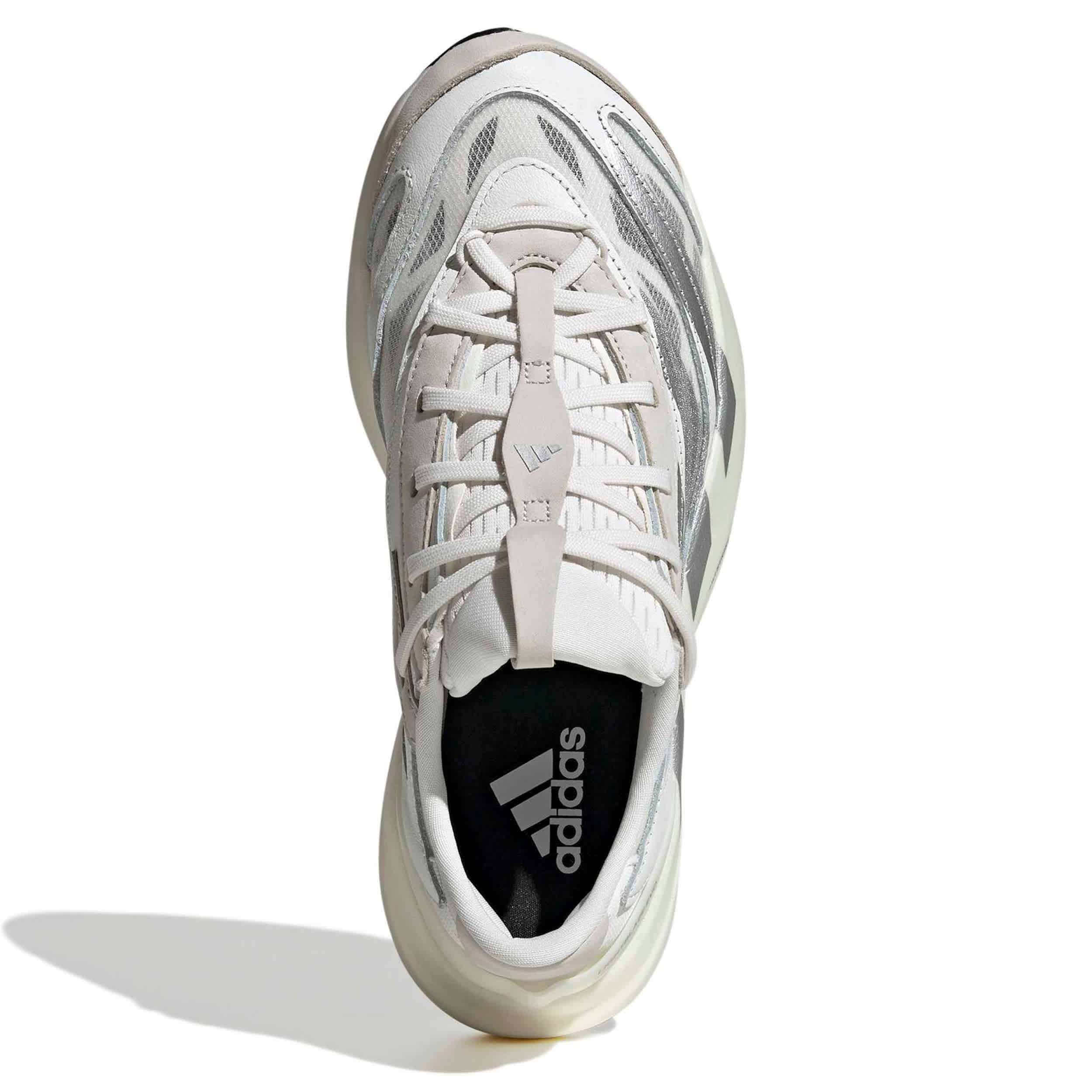 ADIDAS-WOMENS LIGHTBLAZE EVO SL SNEAKER-WHITE & SILVER