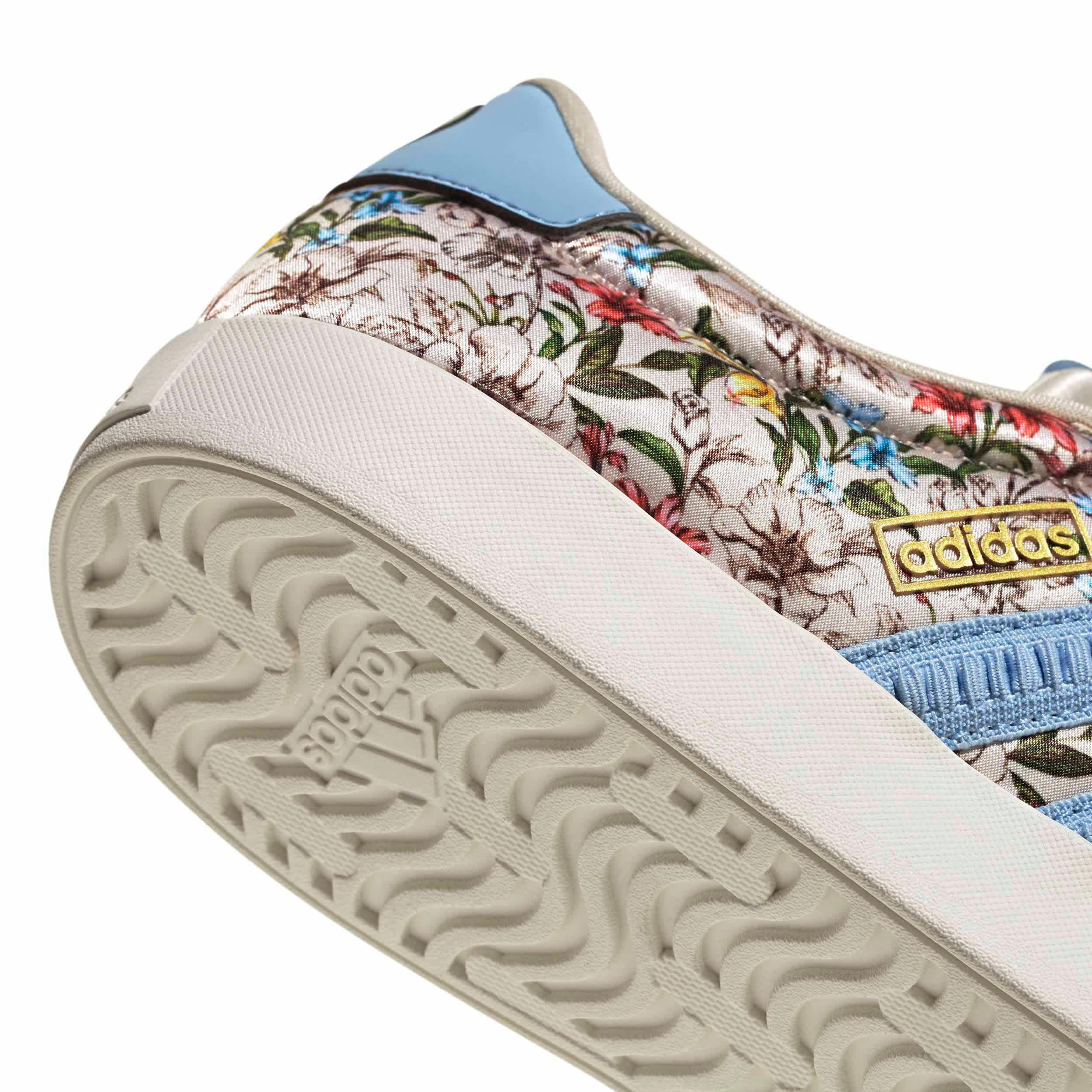 ADIDAS-WOMENS VL COURT 3.0 SNEAKER-IVORY & LIGHT BLUE