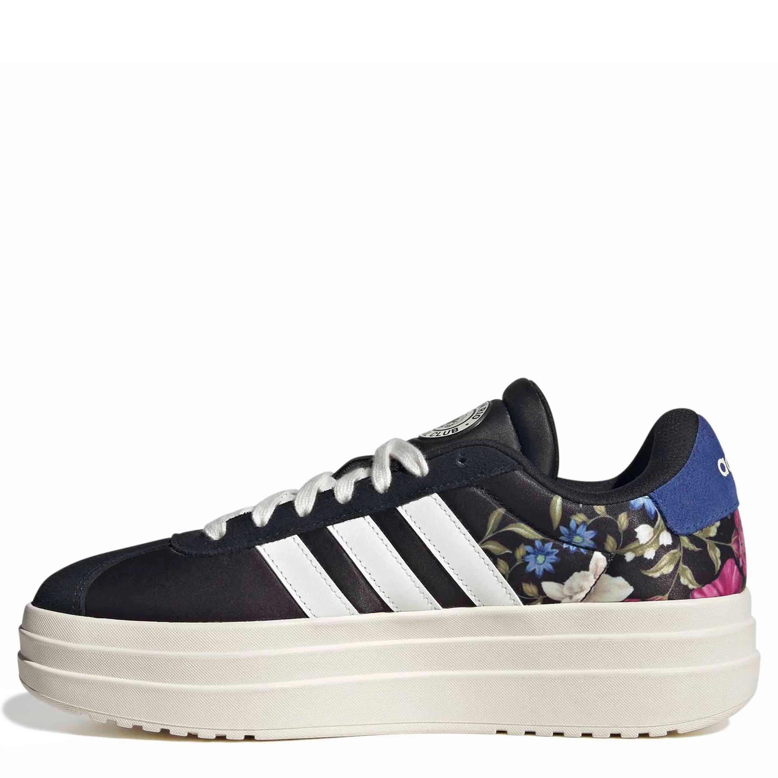 ADIDAS-WOMENS VL COURT BOLD SNEAKER-BLACK & WHITE