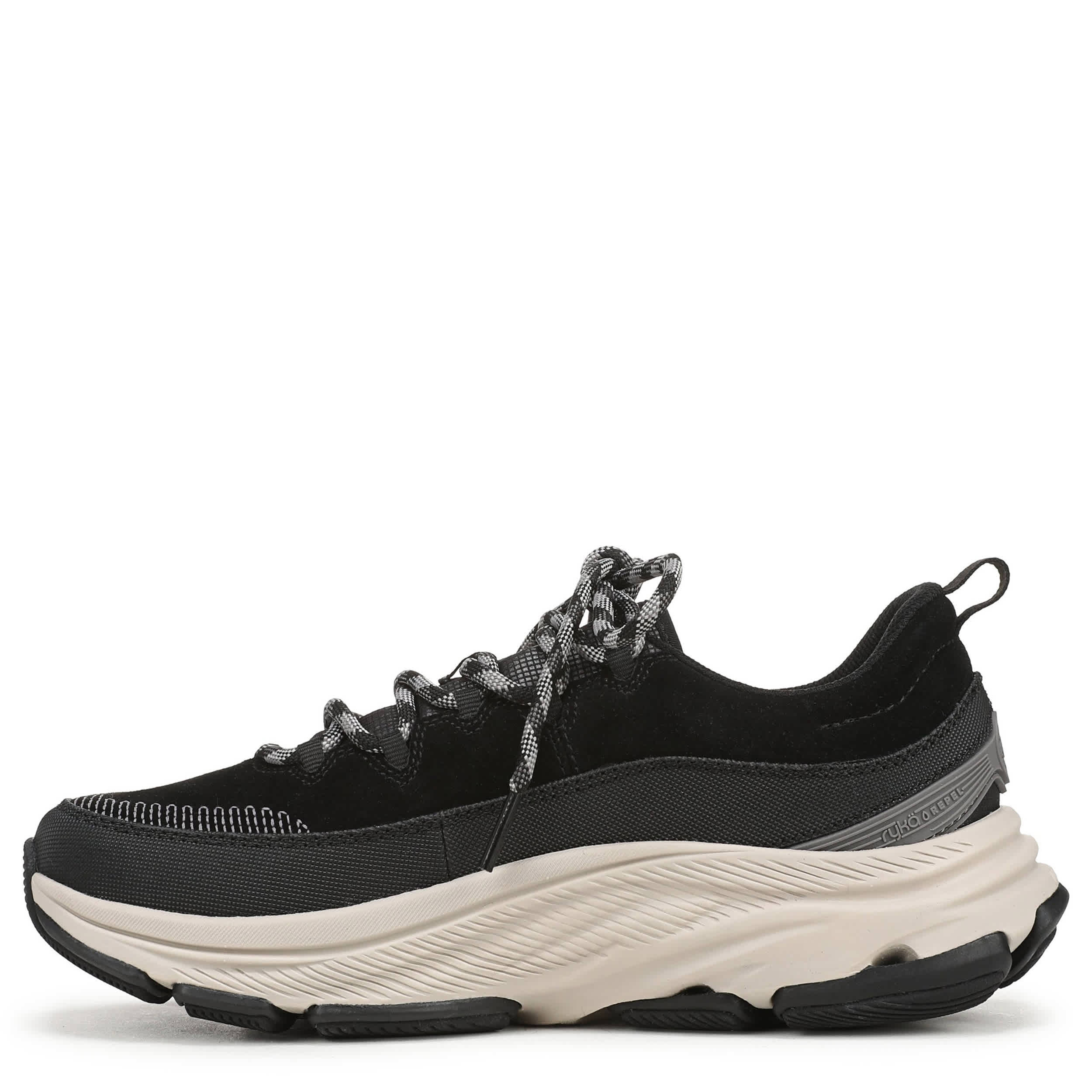 RYKA-WOMENS DEVOTION MAX LUXE WALKING SNEAKER-BLACK & 