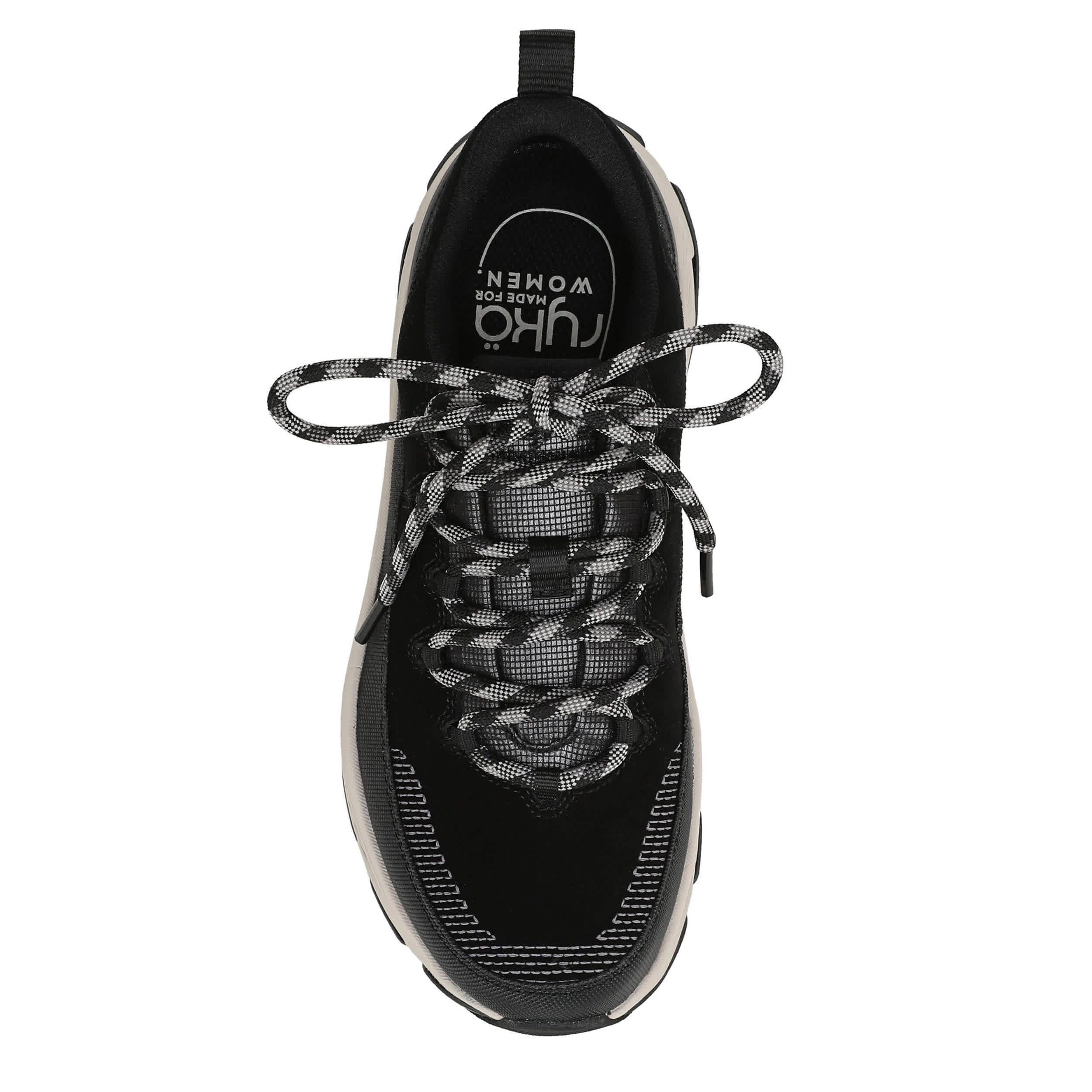 RYKA-WOMENS DEVOTION MAX LUXE WALKING SNEAKER-BLACK & 