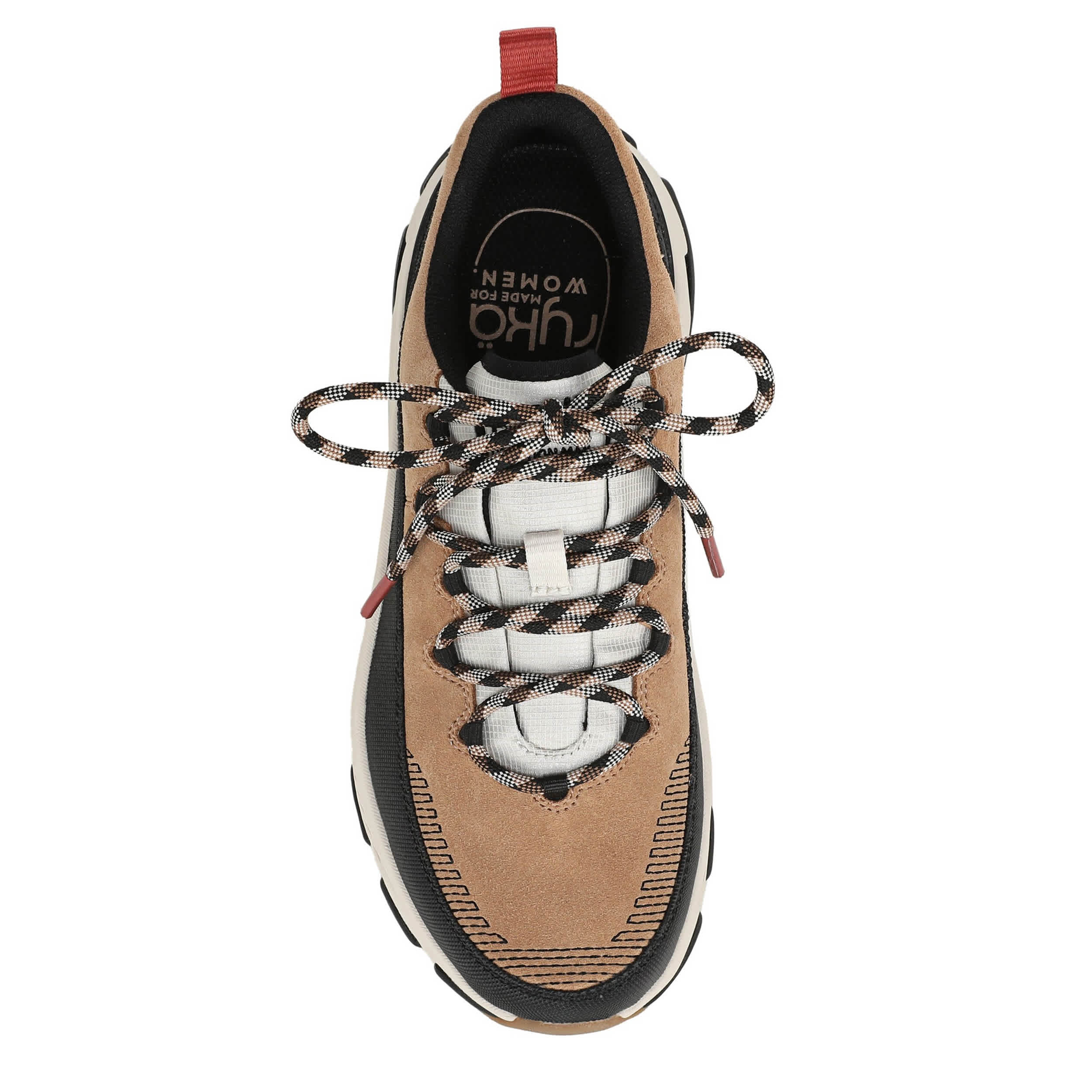 RYKA-WOMENS DEVOTION MAX LUXE WALKING SNEAKER-COGNAC & BROWN
