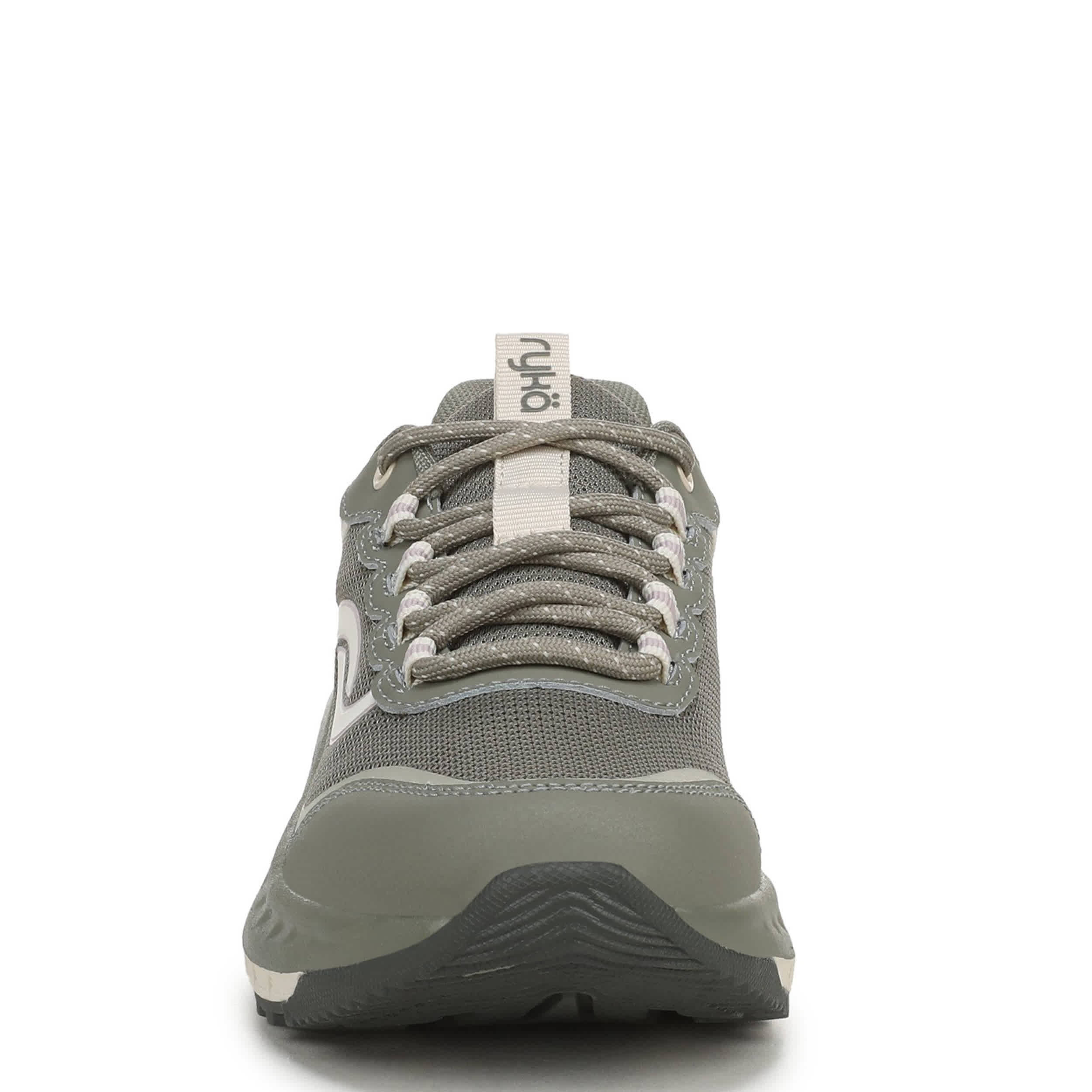 RYKA-WOMENS GUIDE WALKING SNEAKER-PALE GREEN & GREY