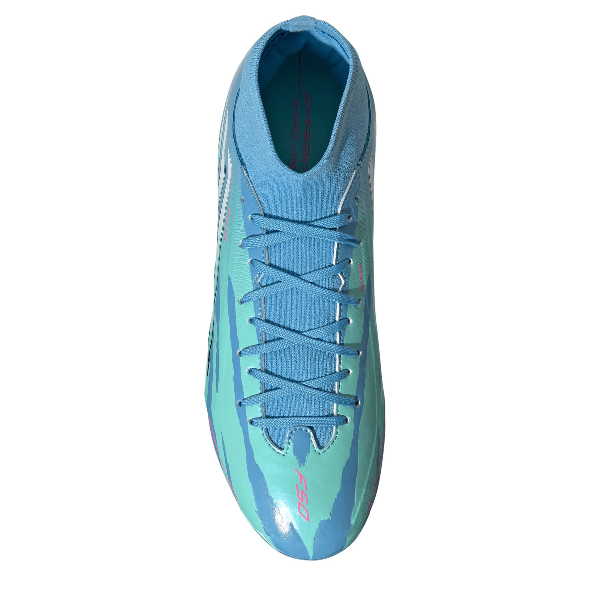 ADIDAS-WOMENS F50 SPARKFUSION ELITE TRINITY RODMAN SOCCER CLEATS-BLUE & WHITE