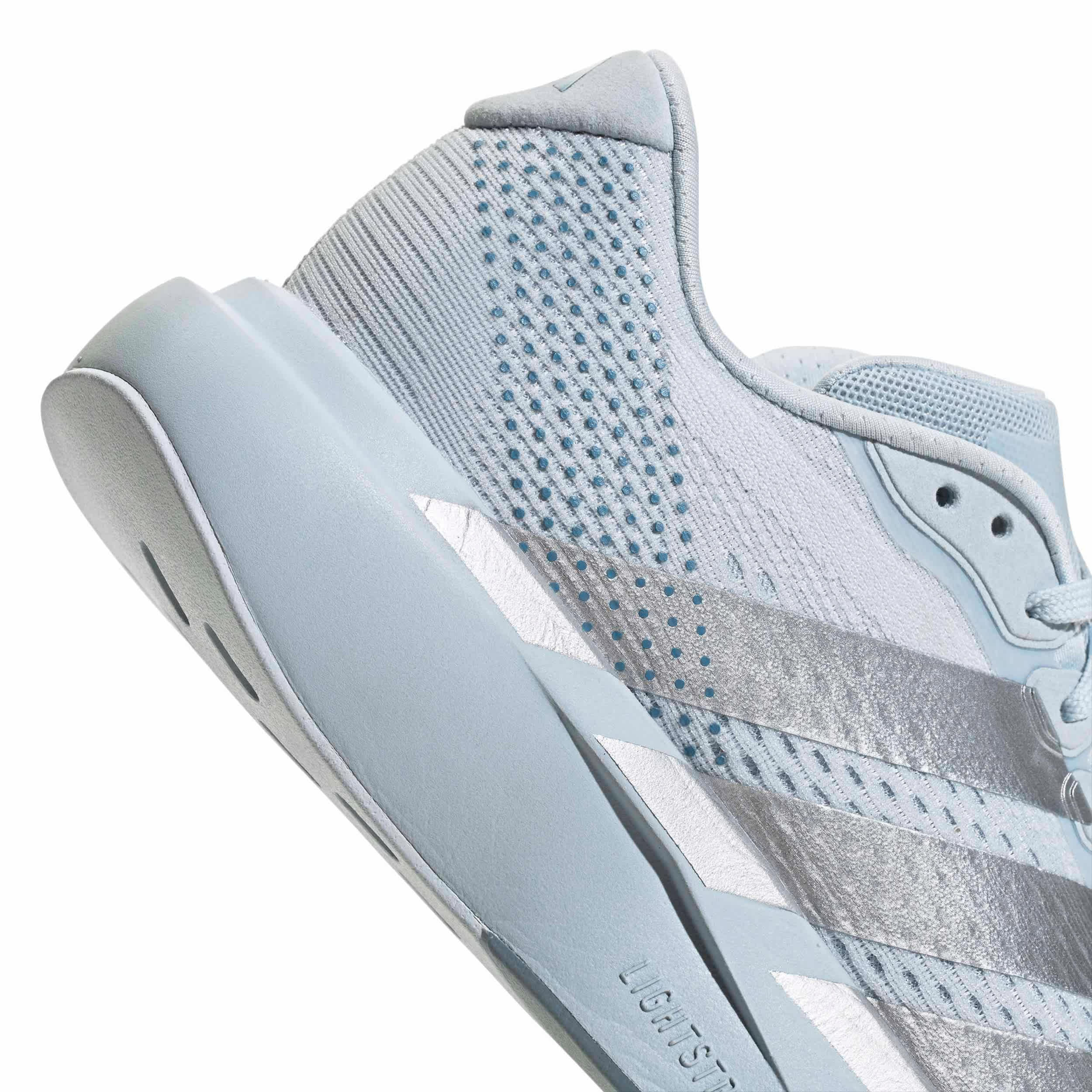ADIDAS-WOMENS DURAMO SPEED 2 RUNNING SHOE-BLUE & SILVER
