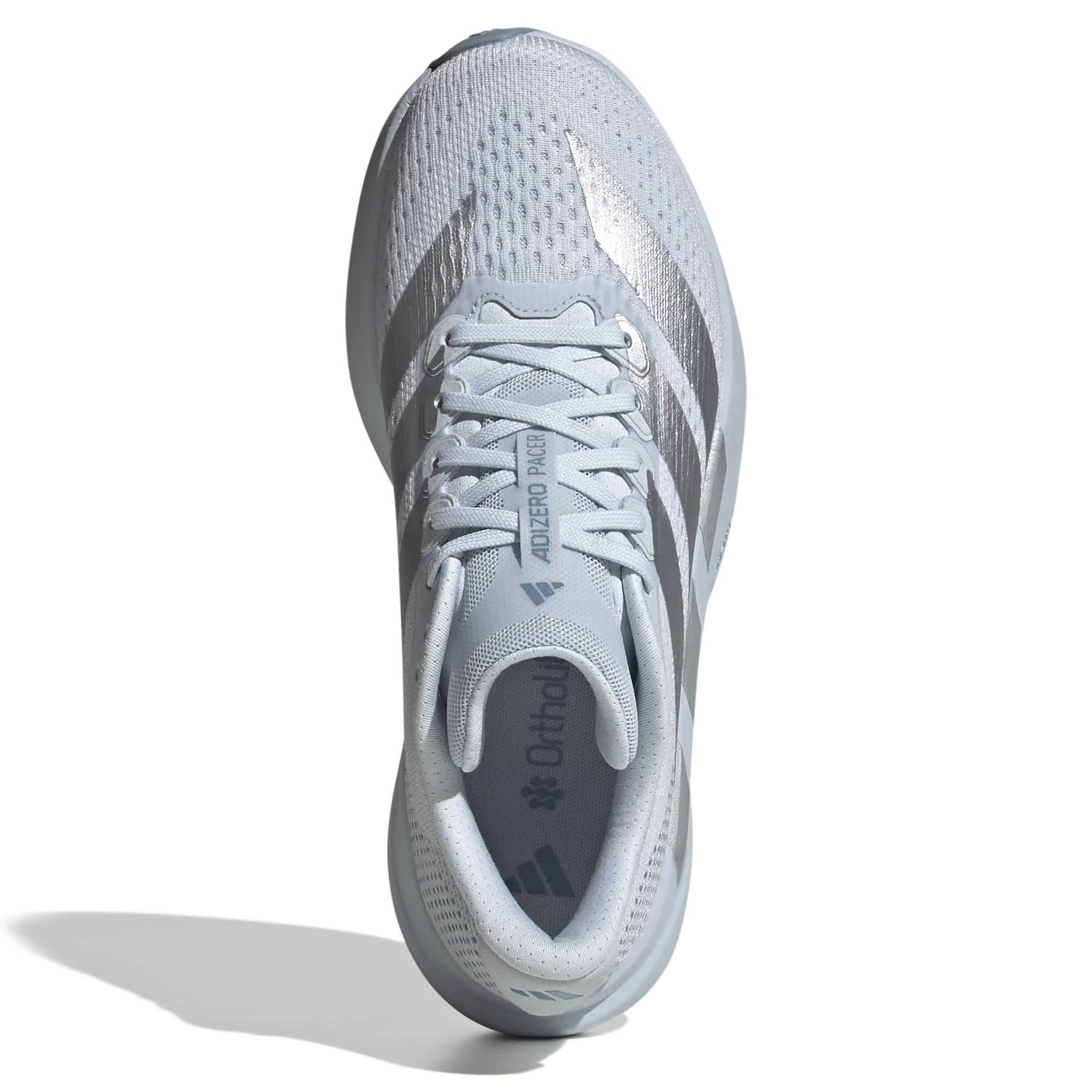 ADIDAS-WOMENS DURAMO SPEED 2 RUNNING SHOE-BLUE & SILVER
