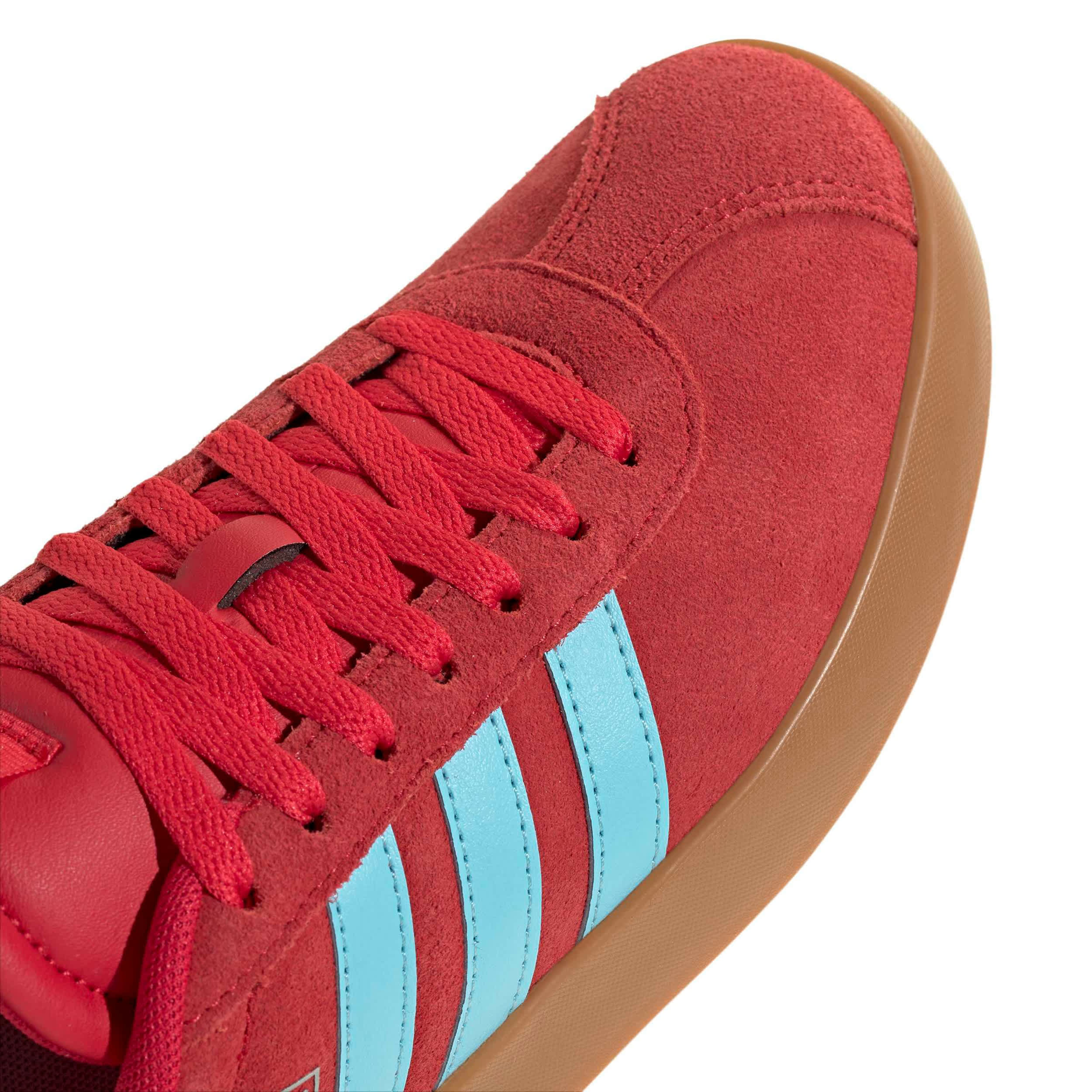 ADIDAS-WOMENS VL COURT 3.0 SNEAKER-RED & BLUE