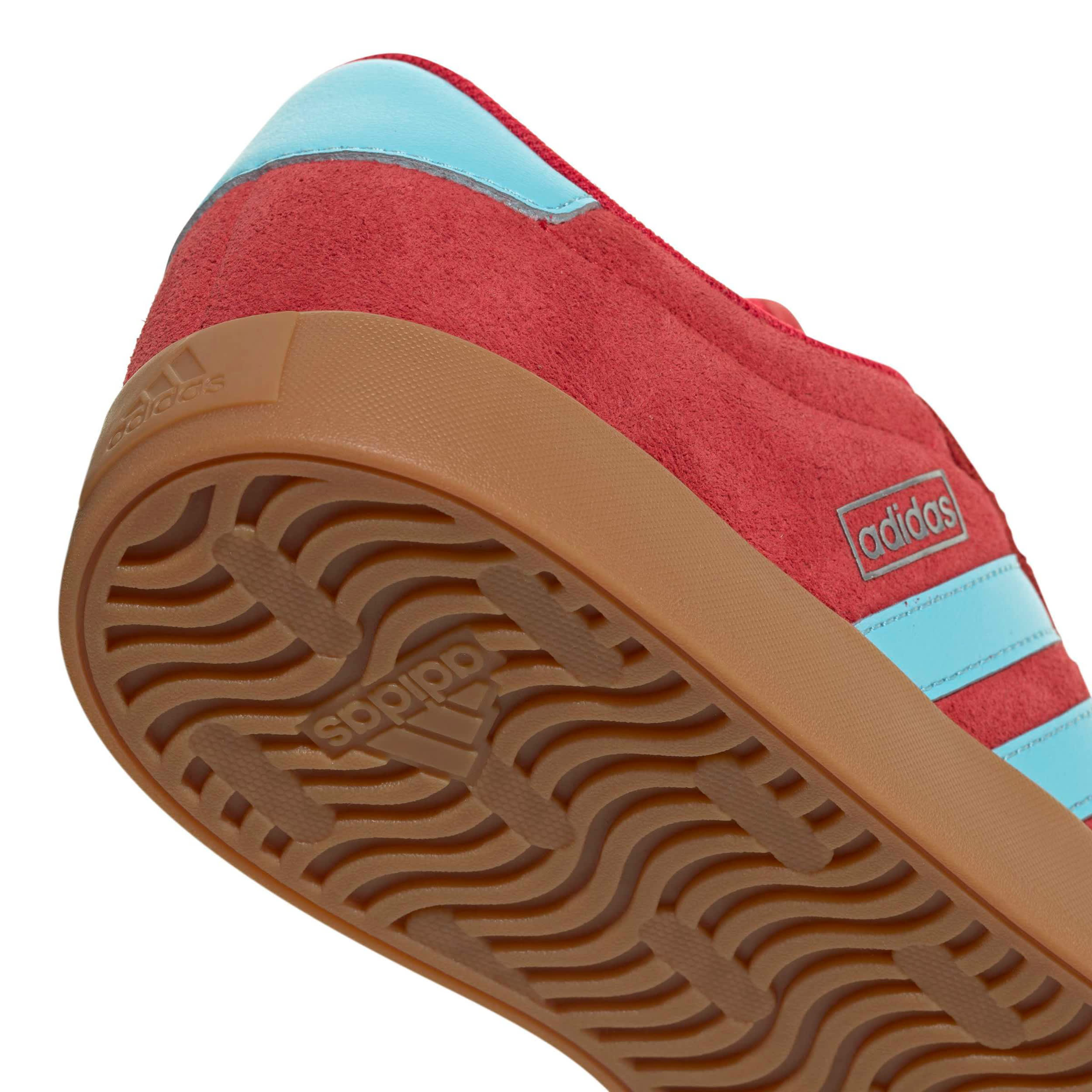 ADIDAS-WOMENS VL COURT 3.0 SNEAKER-RED & BLUE