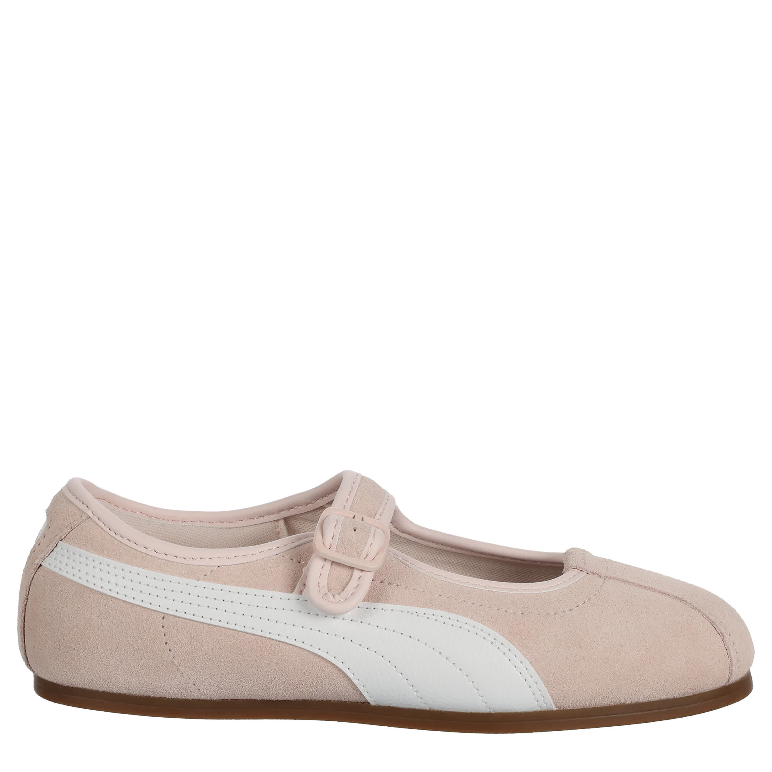 PUMA-WOMENS TACKLETTE BALLET SNEAKER-PINK & WHITE