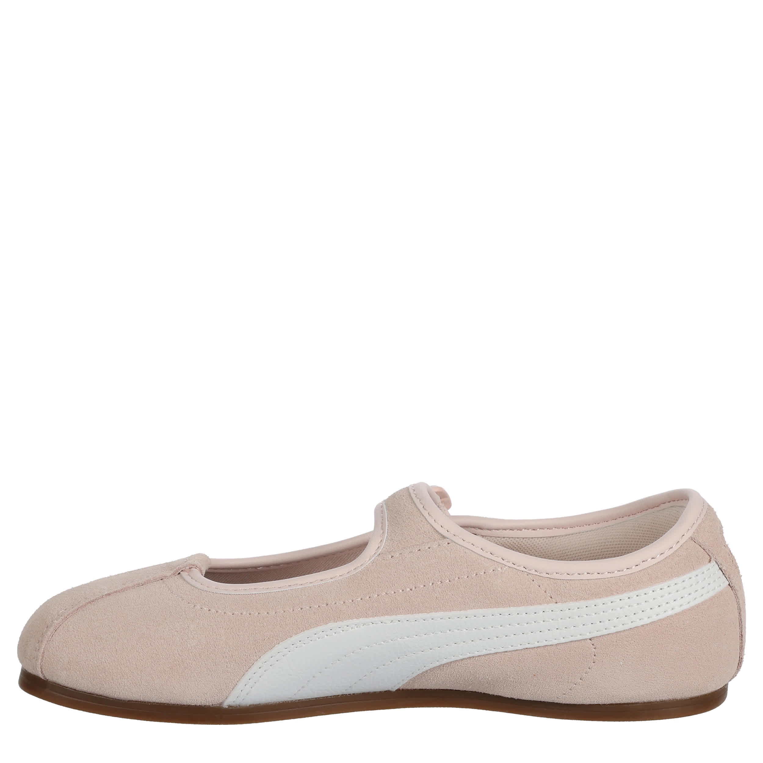 PUMA-WOMENS TACKLETTE BALLET SNEAKER-PINK & WHITE