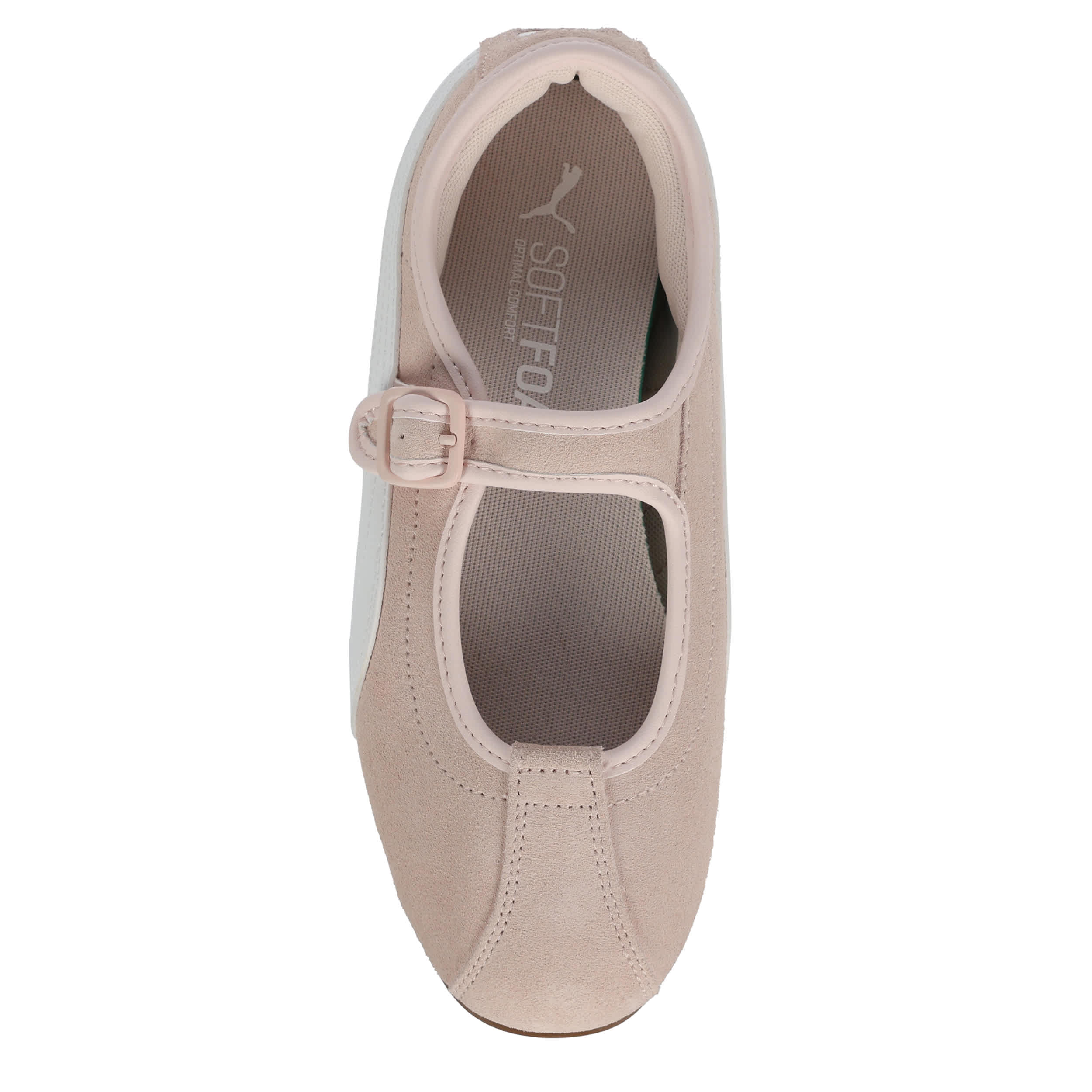 PUMA-WOMENS TACKLETTE BALLET SNEAKER-PINK & WHITE