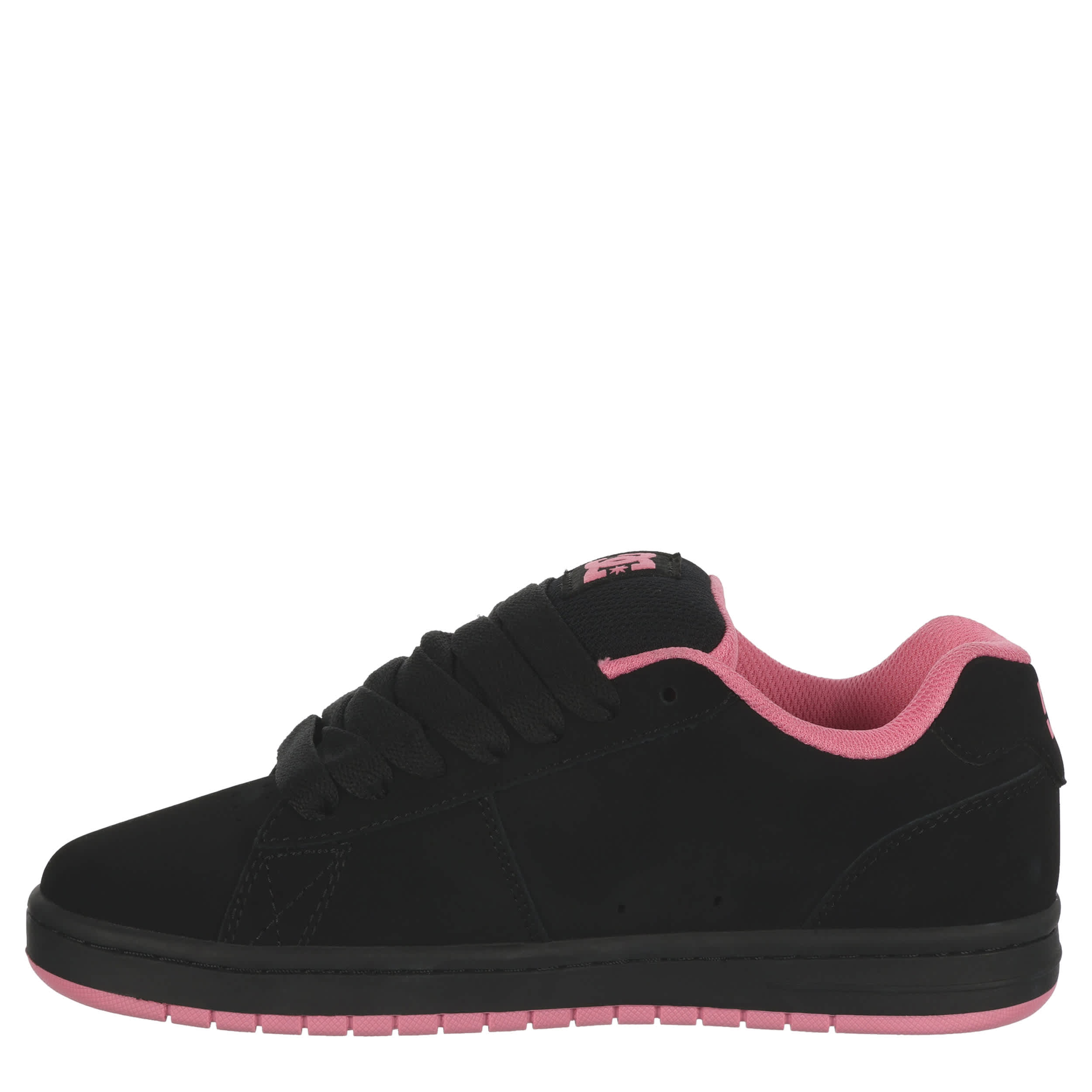 DC SHOES-WOMENS GAVELER SNEAKER-BLACK & BRIGHT PINK