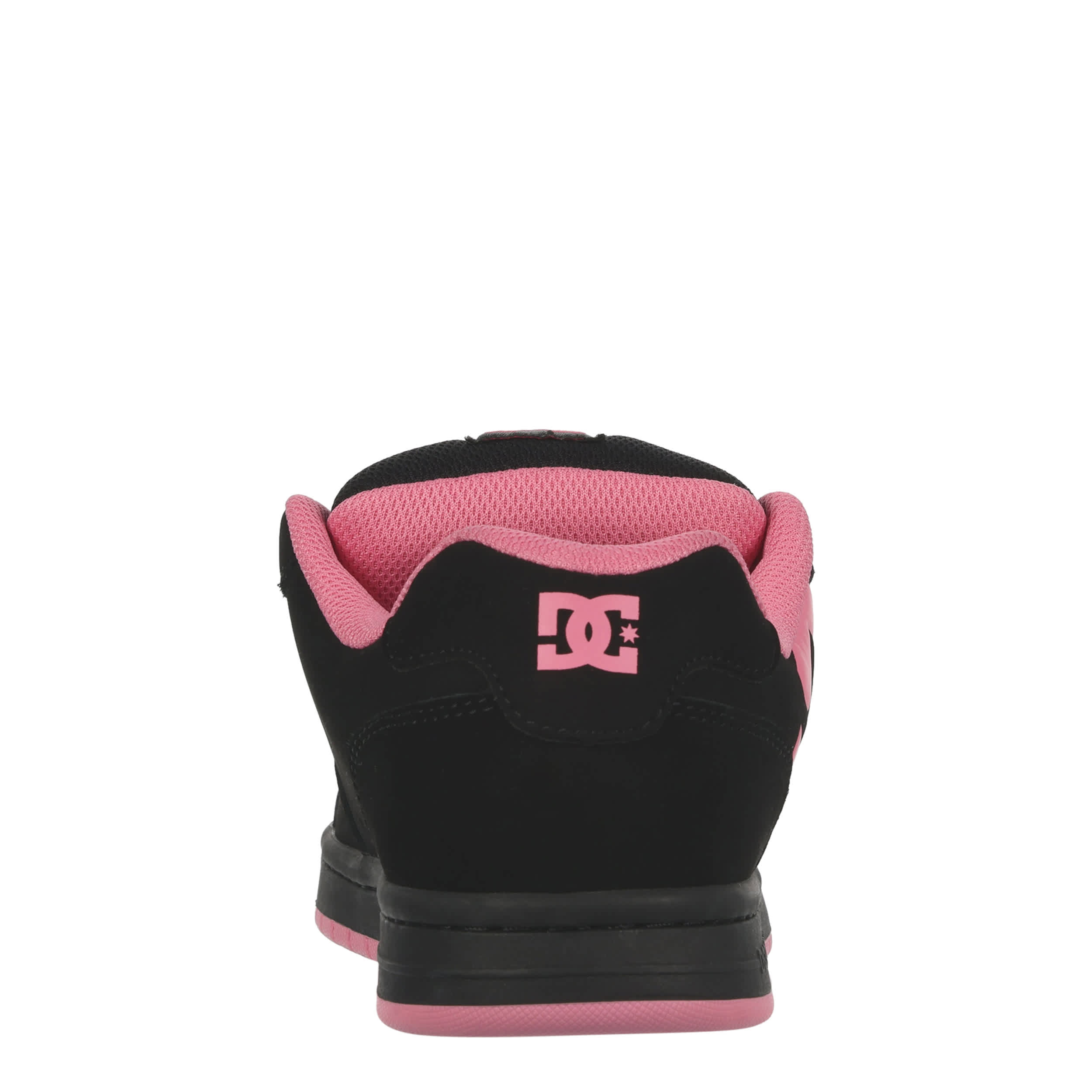 DC SHOES-WOMENS GAVELER SNEAKER-BLACK & BRIGHT PINK