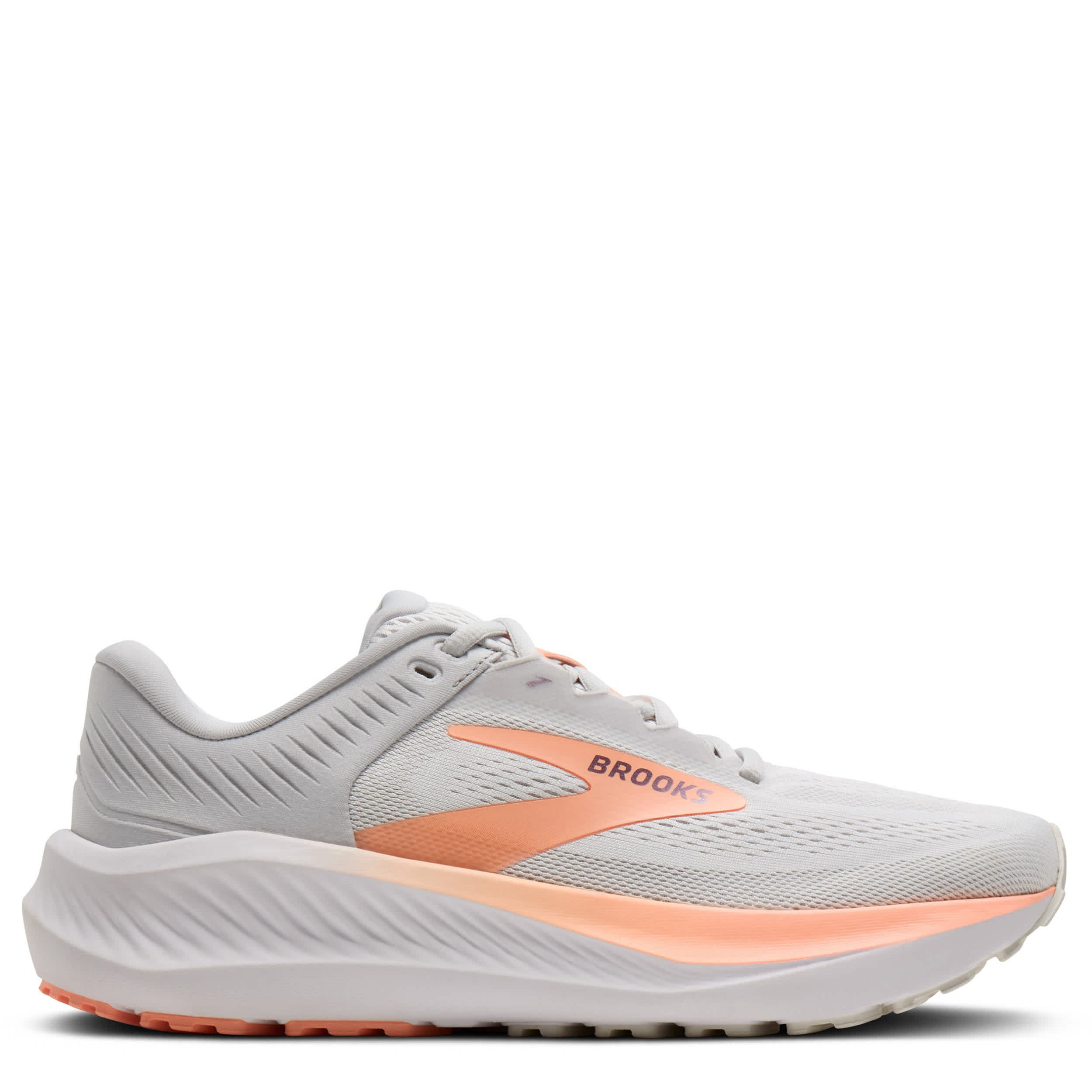 BROOKS-WOMENS ANTHEM 8 RUNNING SHOE-WHITE & PEACH