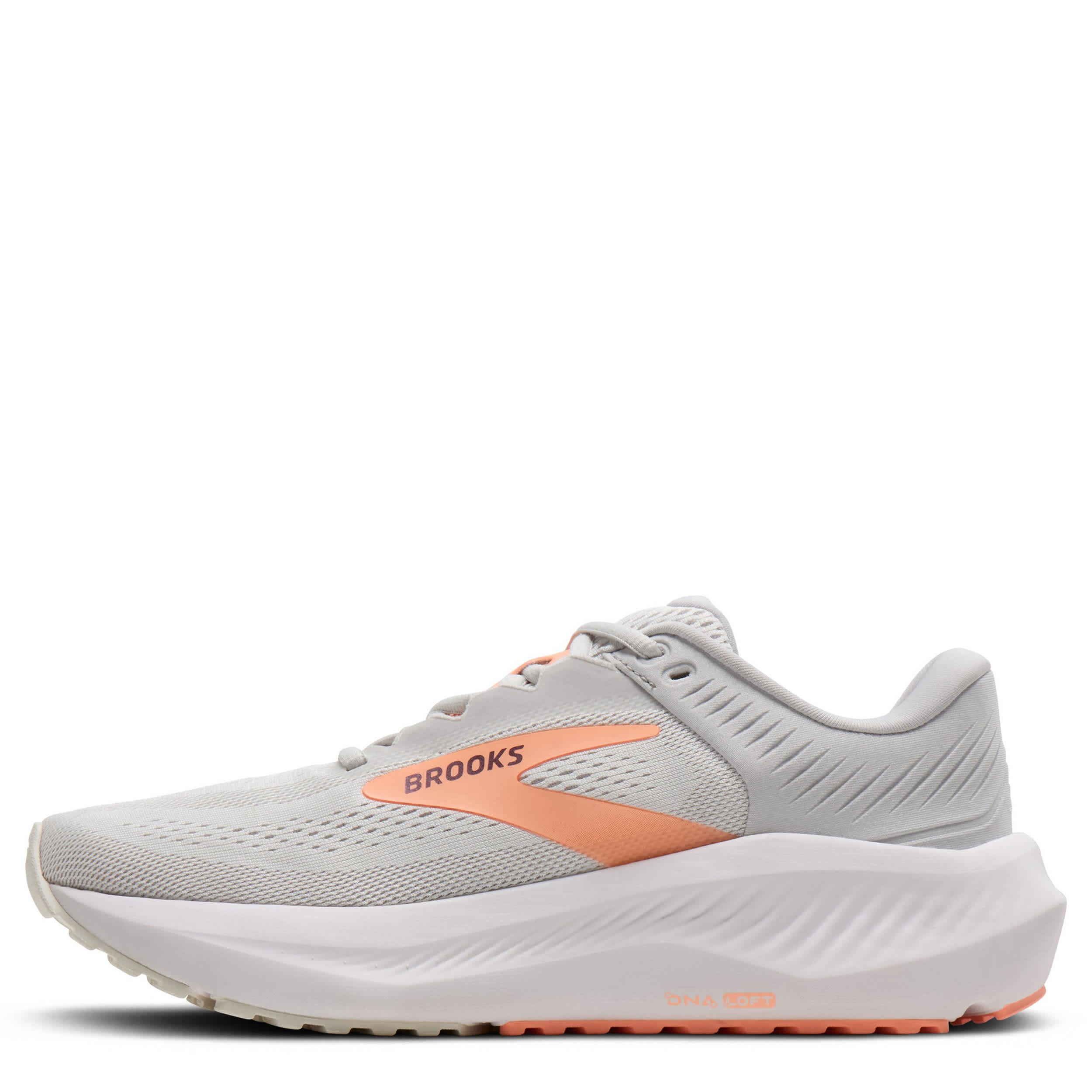 BROOKS-WOMENS ANTHEM 8 RUNNING SHOE-WHITE & PEACH