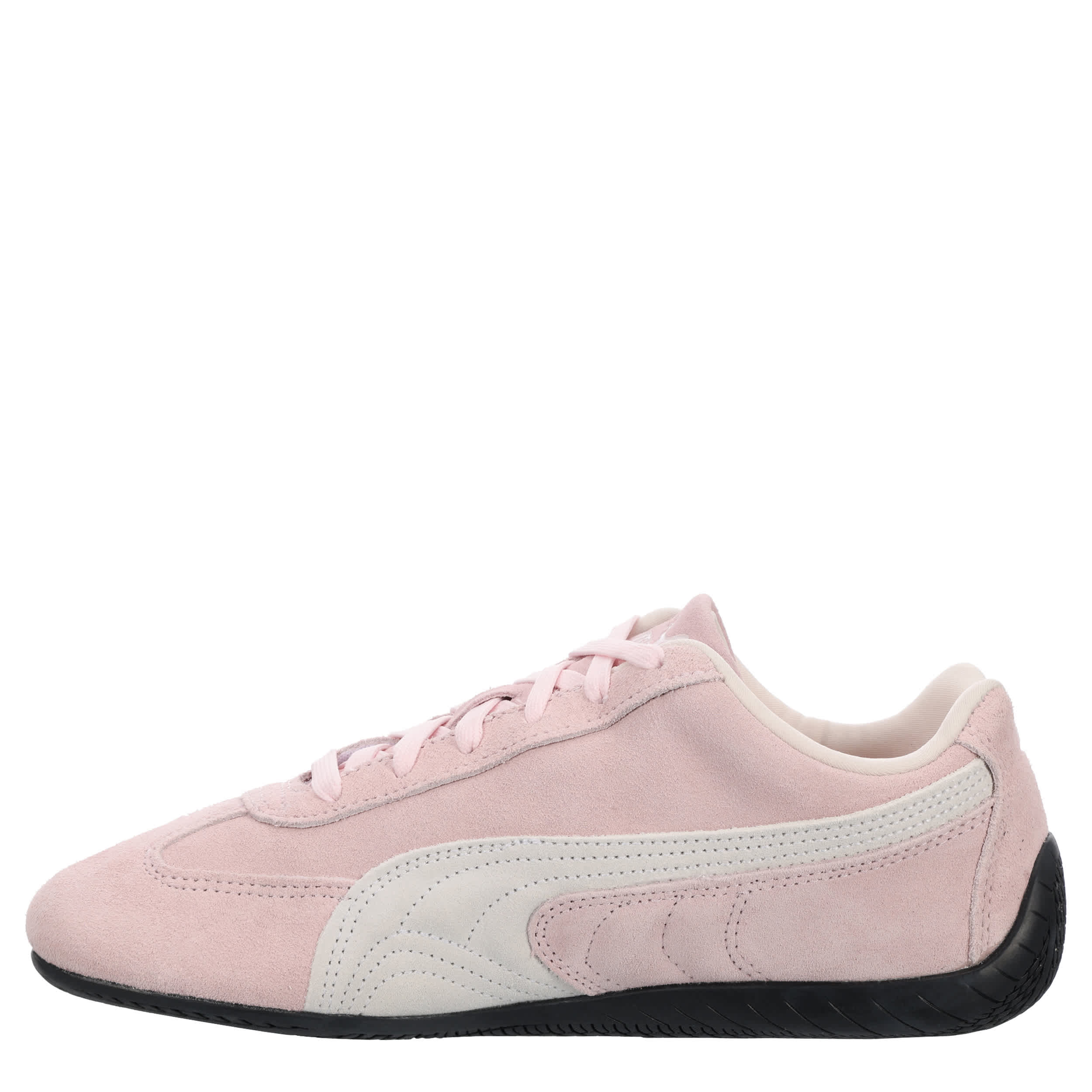 PUMA-WOMENS SPEEDCAT SNEAKER-PINK & WHITE
