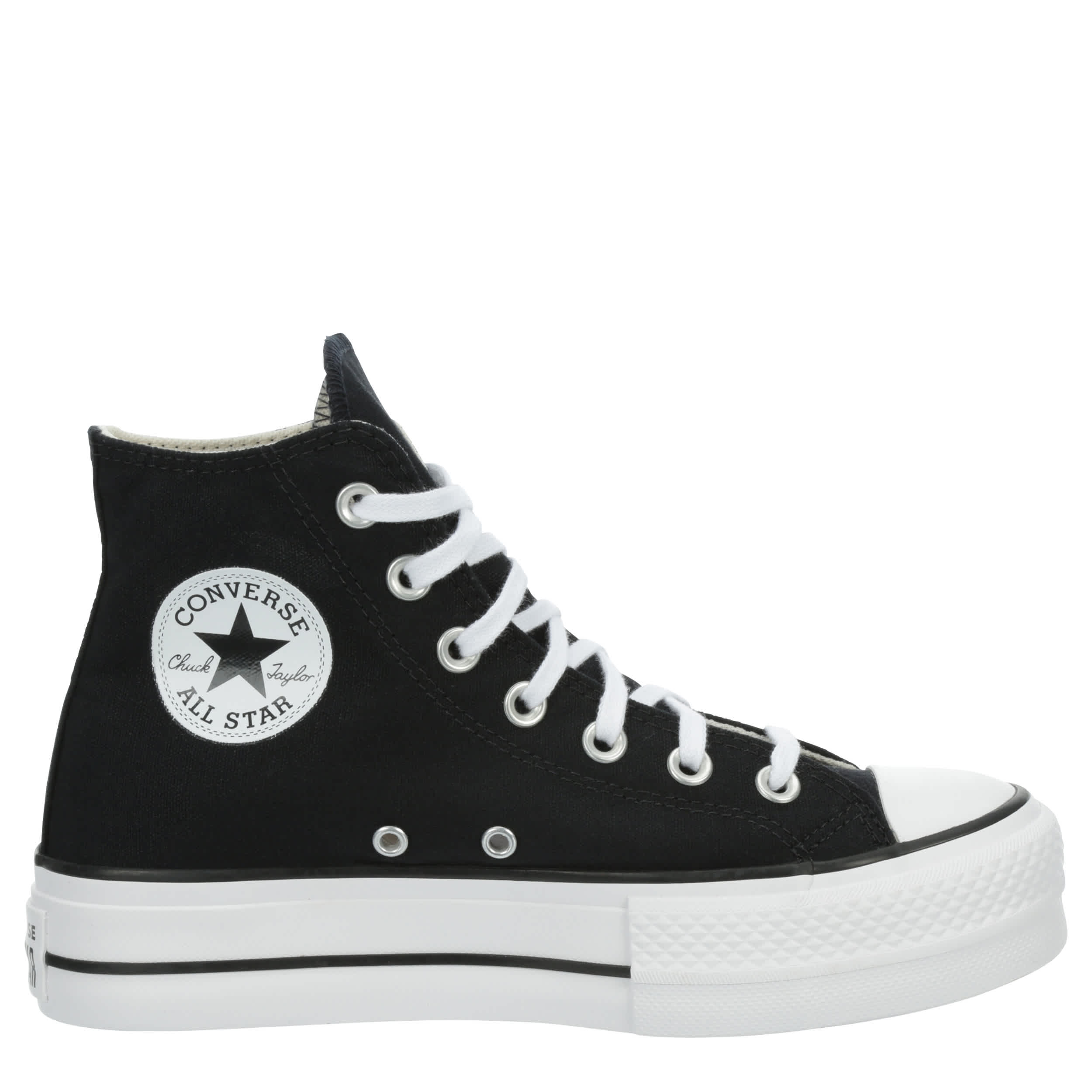 WOMENS CHUCK TAYLOR ALL STAR HIGH TOP PLATFORM SNEAKER - BLACK