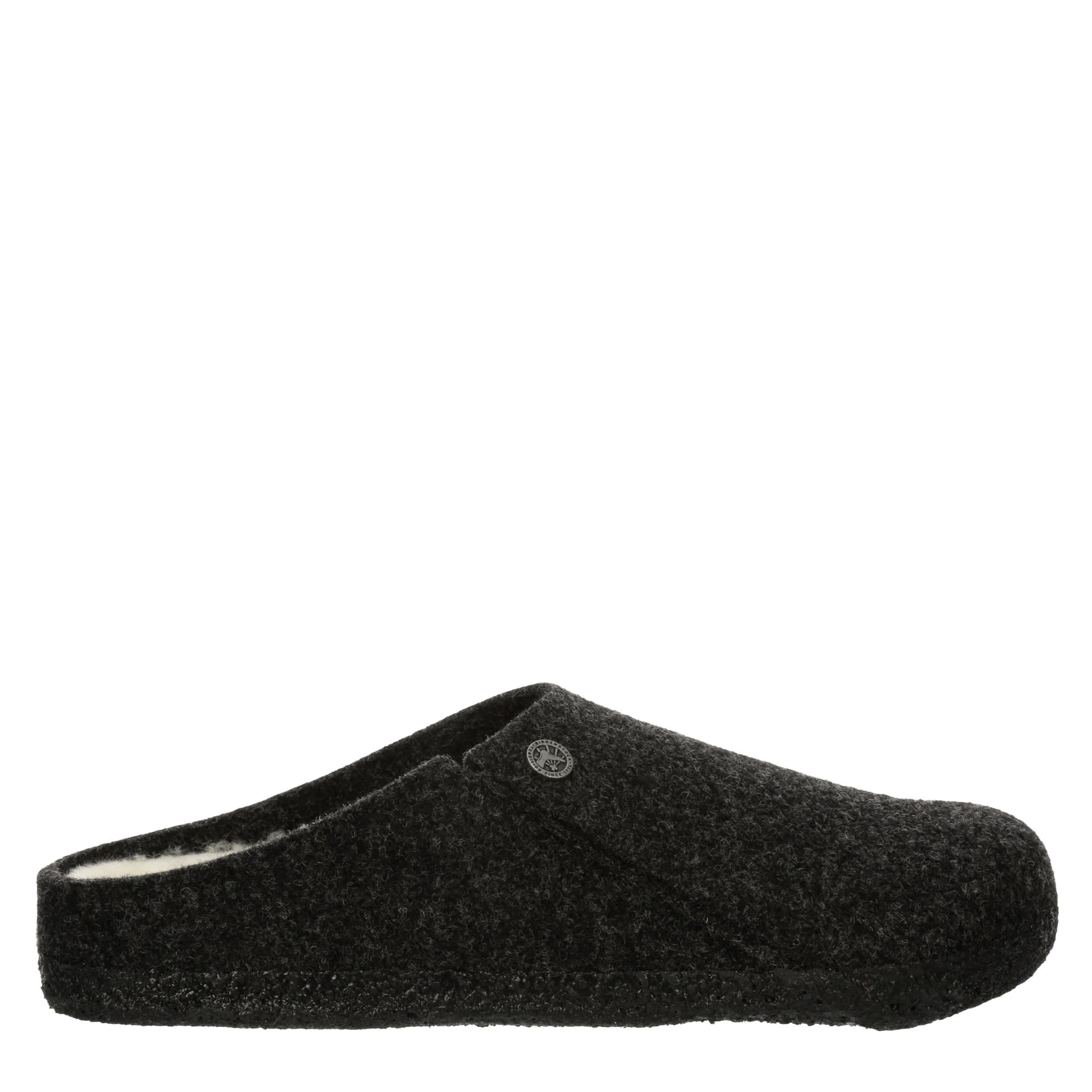 BIRKENSTOCK-MENS ZERMATT SHEARLING CLOG-DARK GREY & 