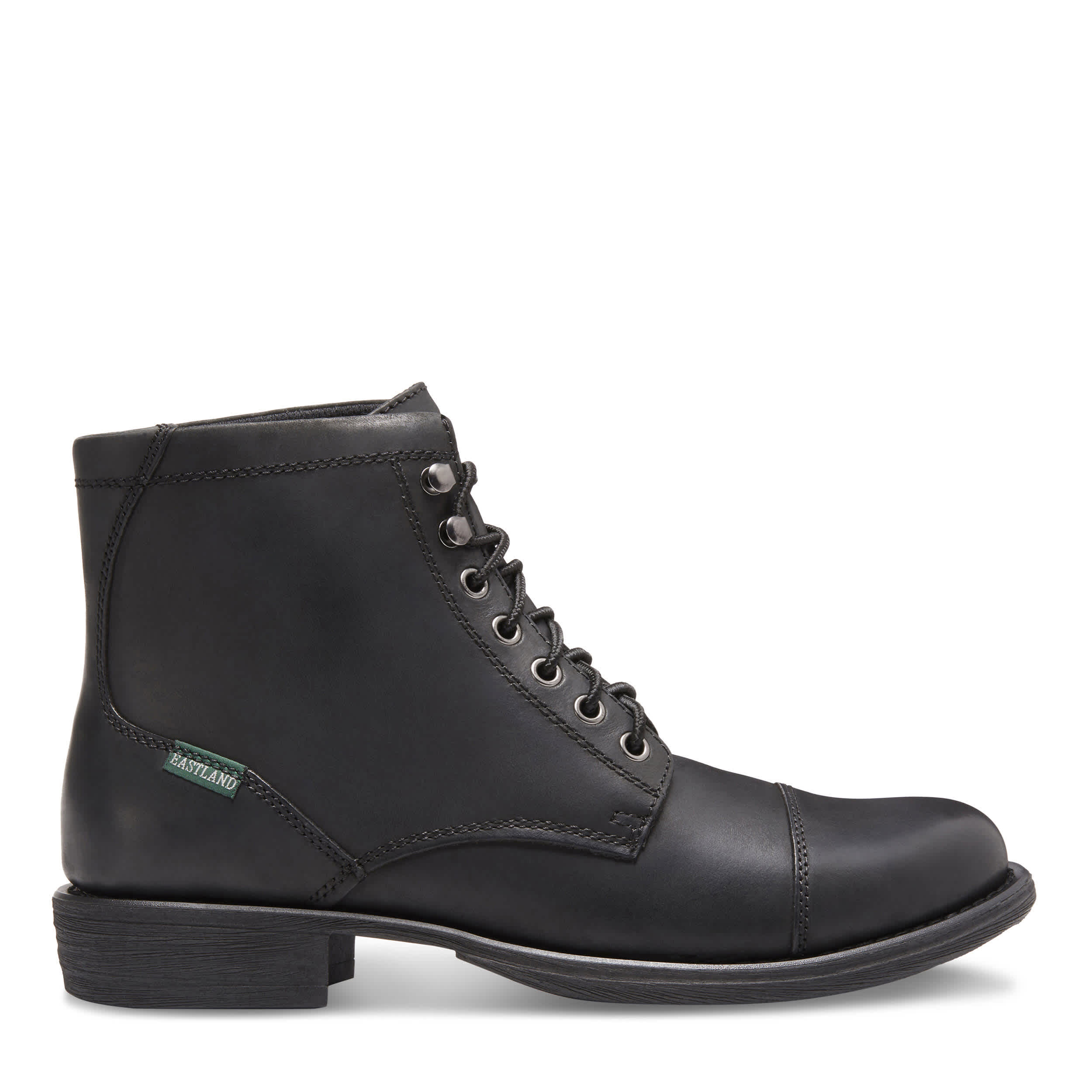 EASTLAND-MENS HIGH FIDELITY LACE-UP BOOT-BLACK & 
