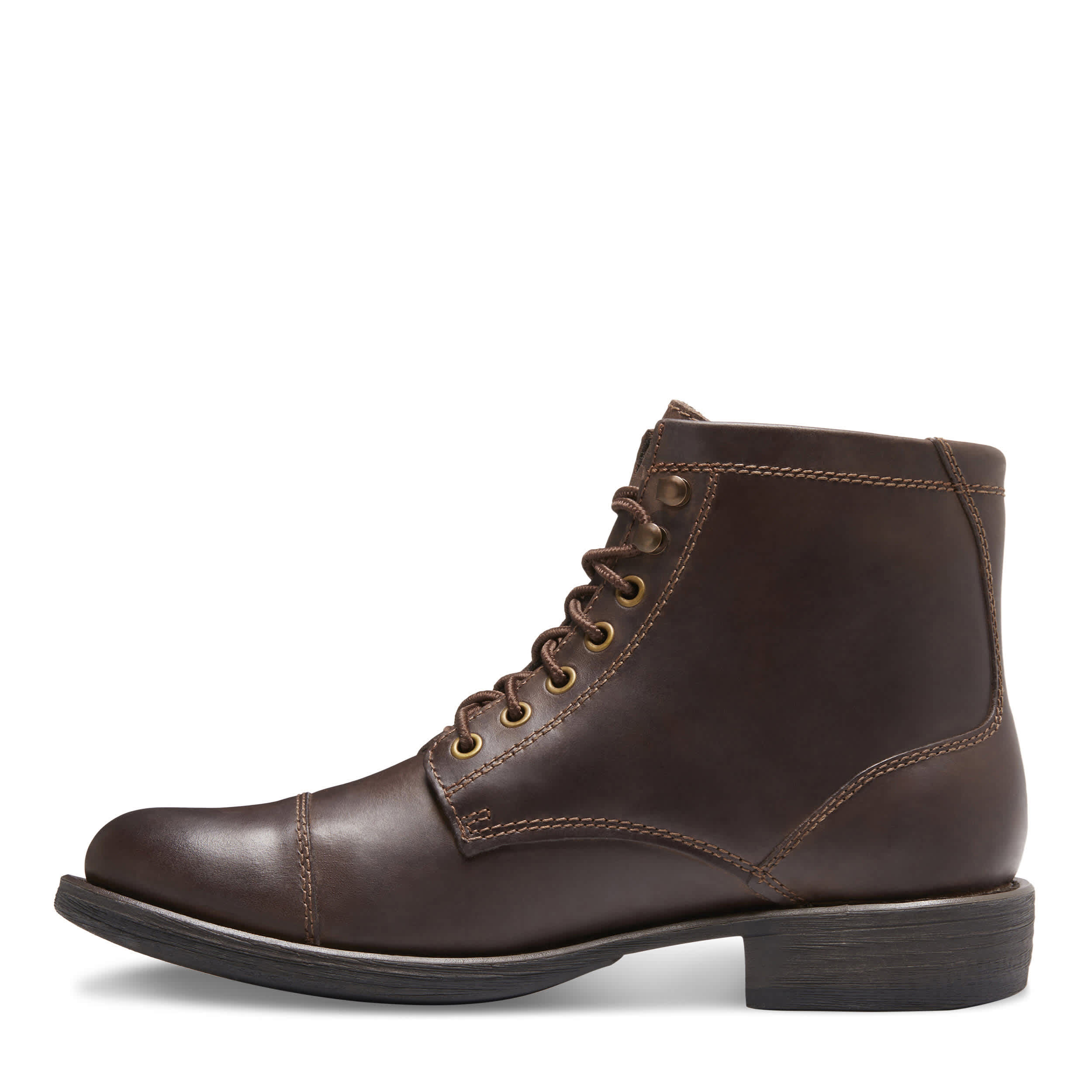 EASTLAND-MENS HIGH FIDELITY LACE-UP BOOT-DARK BROWN & 