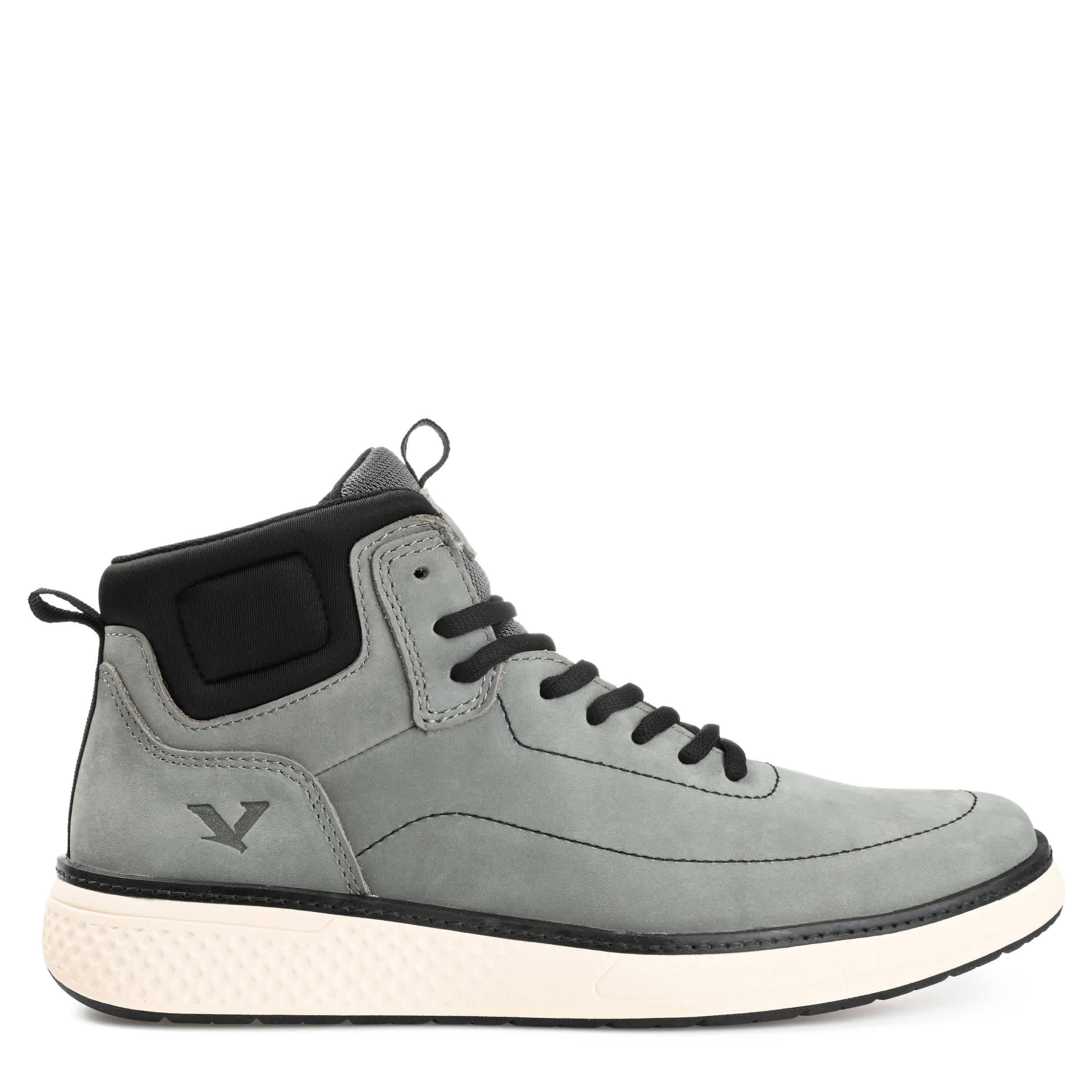 TERRITORY-MENS ROAM HIGH TOP SNEAKER BOOT-GREY & 