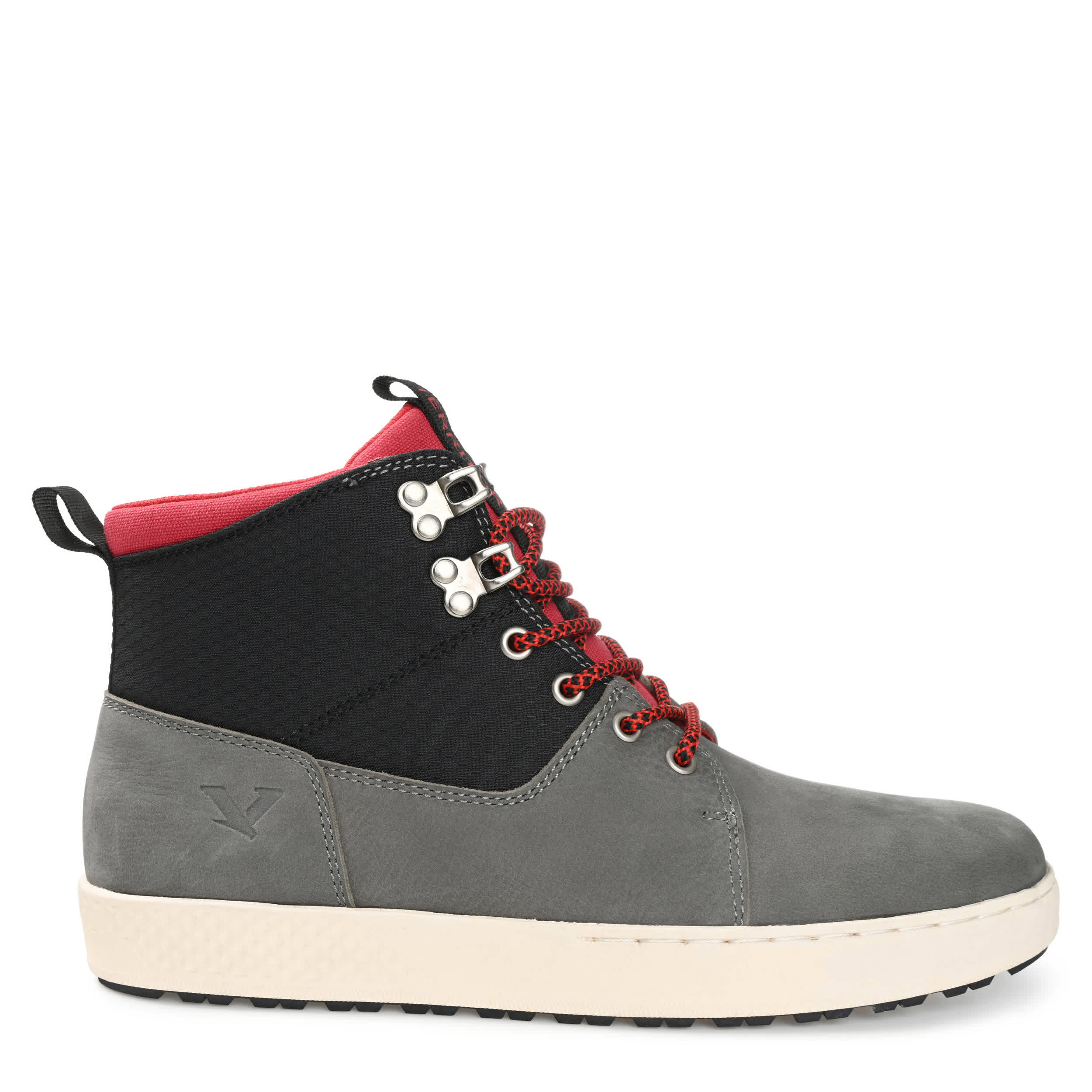 TERRITORY-MENS WASATCH OVERLAND HIGH TOP SNEAKER-RED & 