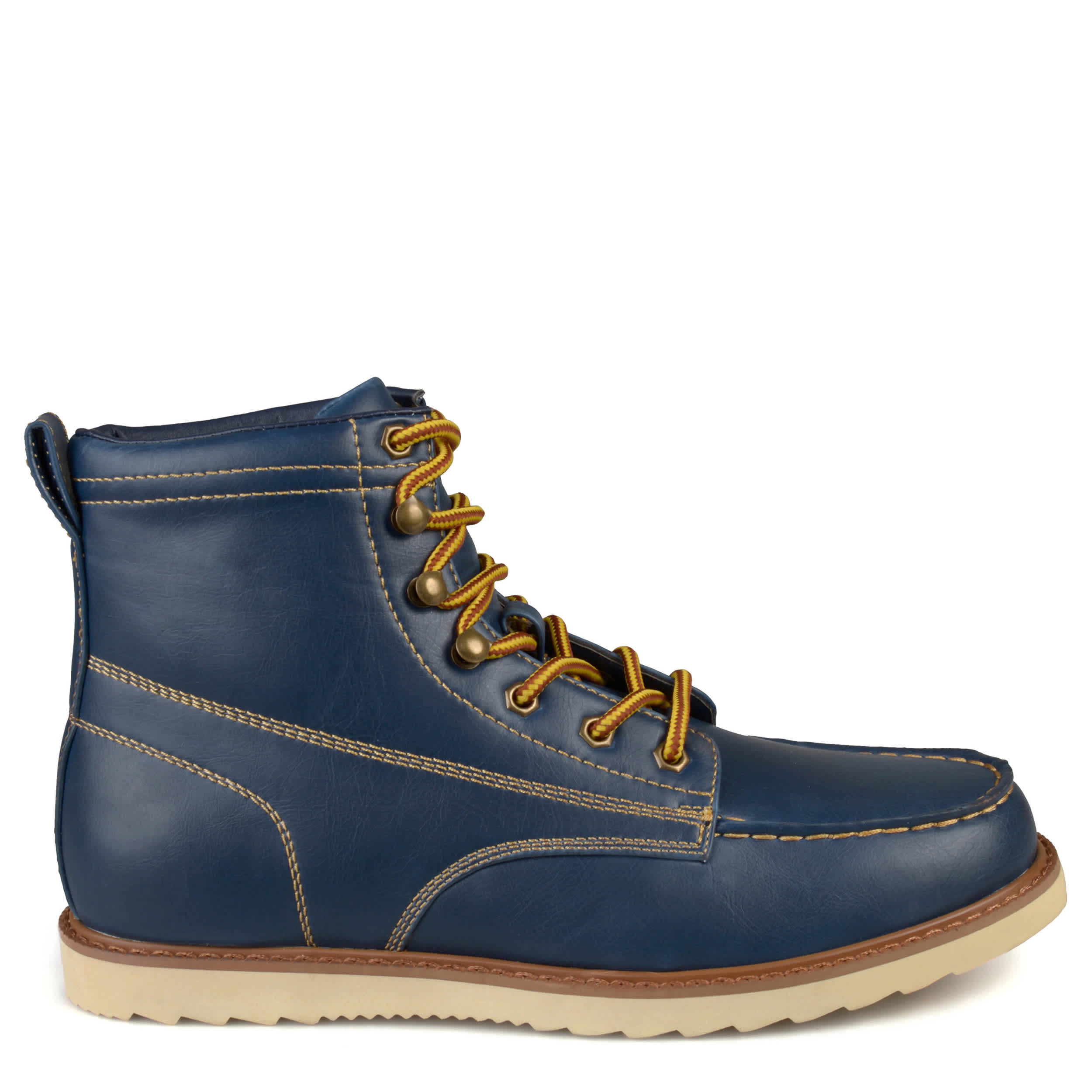 VANCE CO-MENS WYATT LACE-UP BOOT-BLUE & 