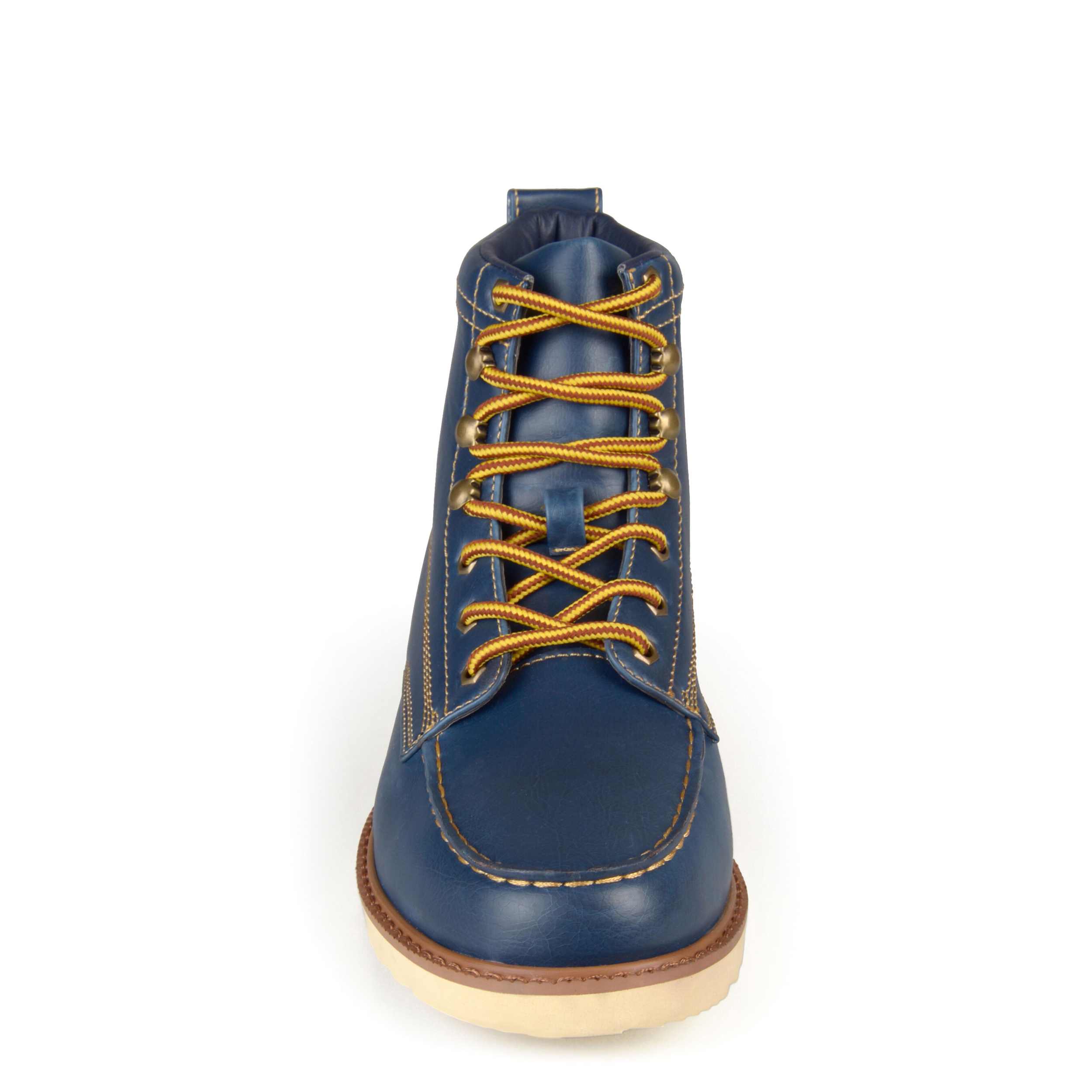 VANCE CO-MENS WYATT LACE-UP BOOT-BLUE & 
