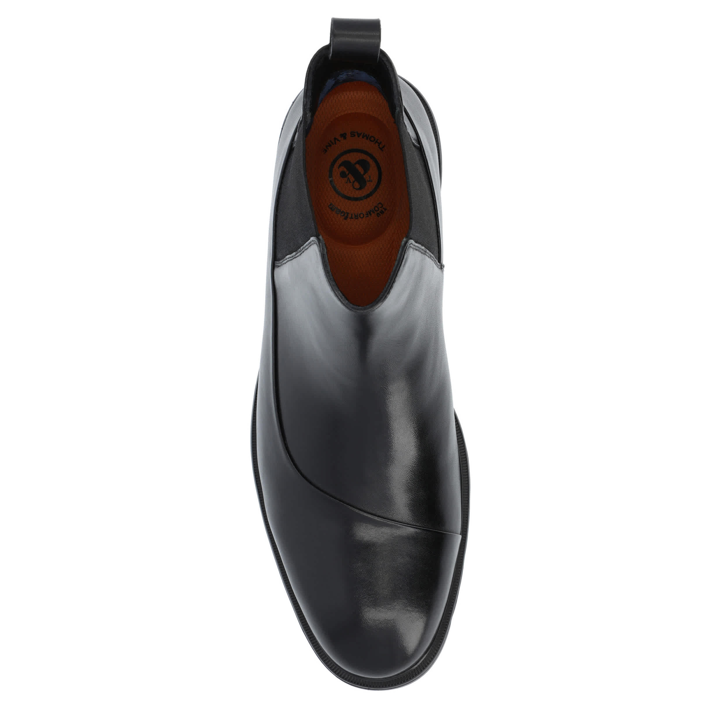THOMAS & VINE-MENS HANFORD CHELSEA BOOT-BLACK & 