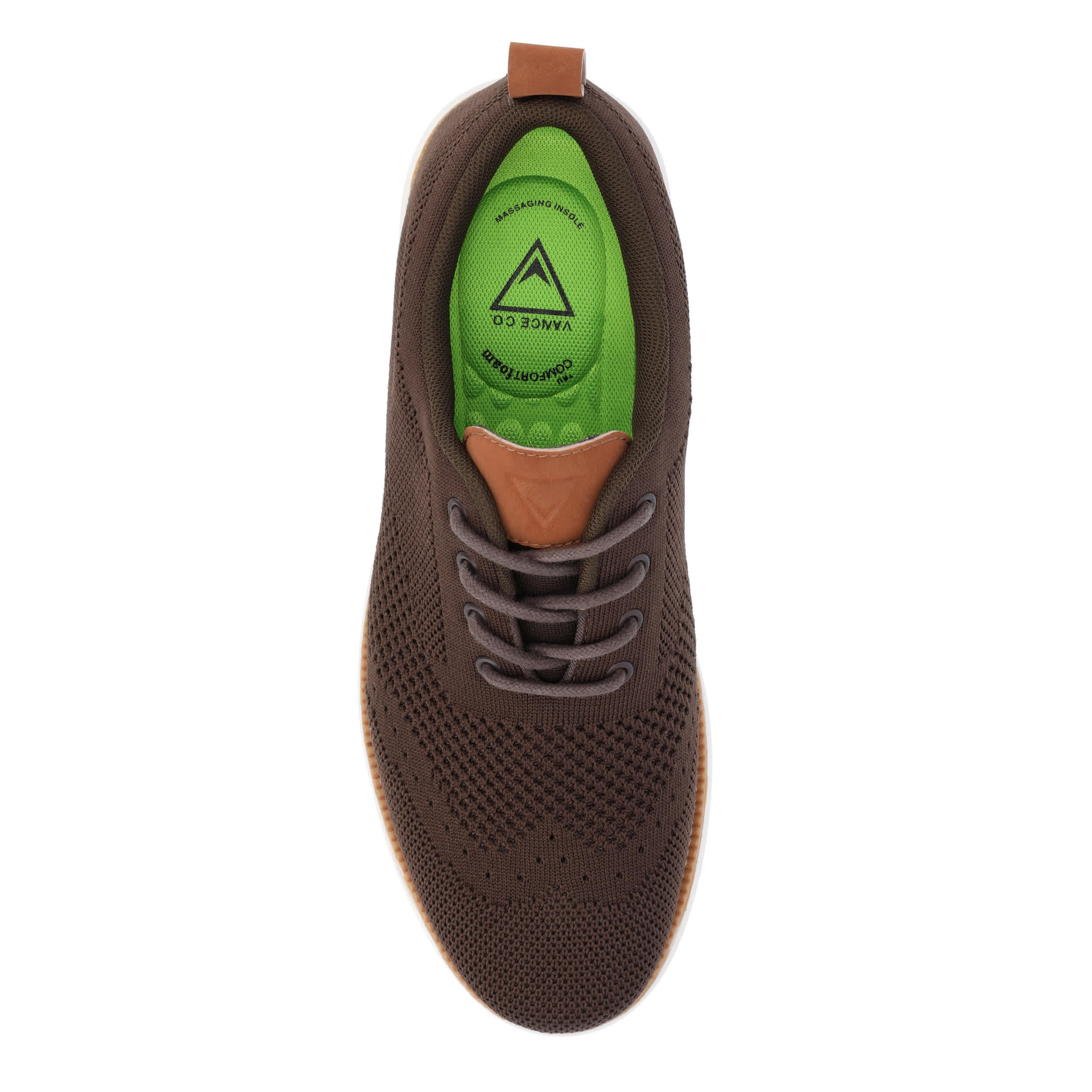 VANCE CO-MENS EZRA WIDE OXFORD-BROWN & 