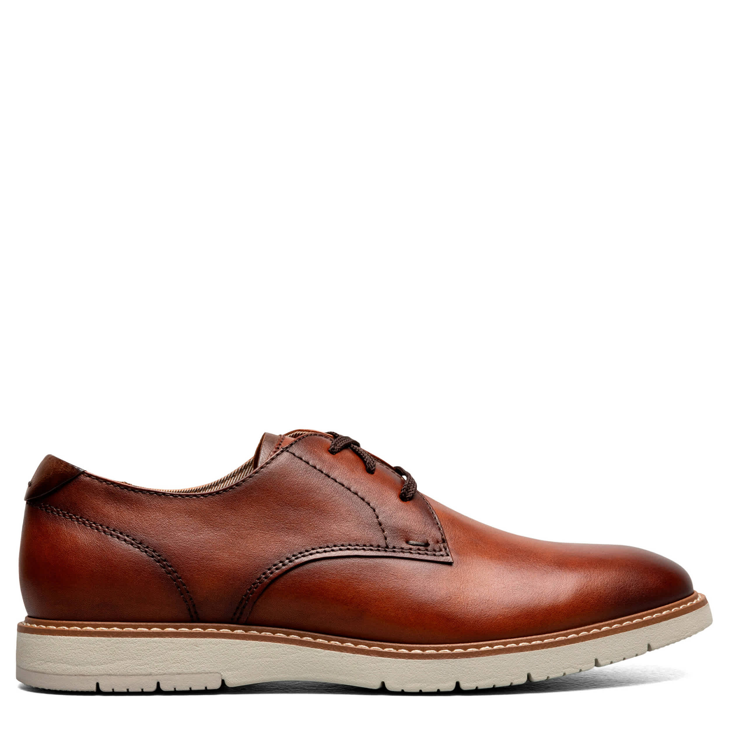 Cognac Florsheim Mens Vibe Plain Toe Oxford | Rack Room Shoes