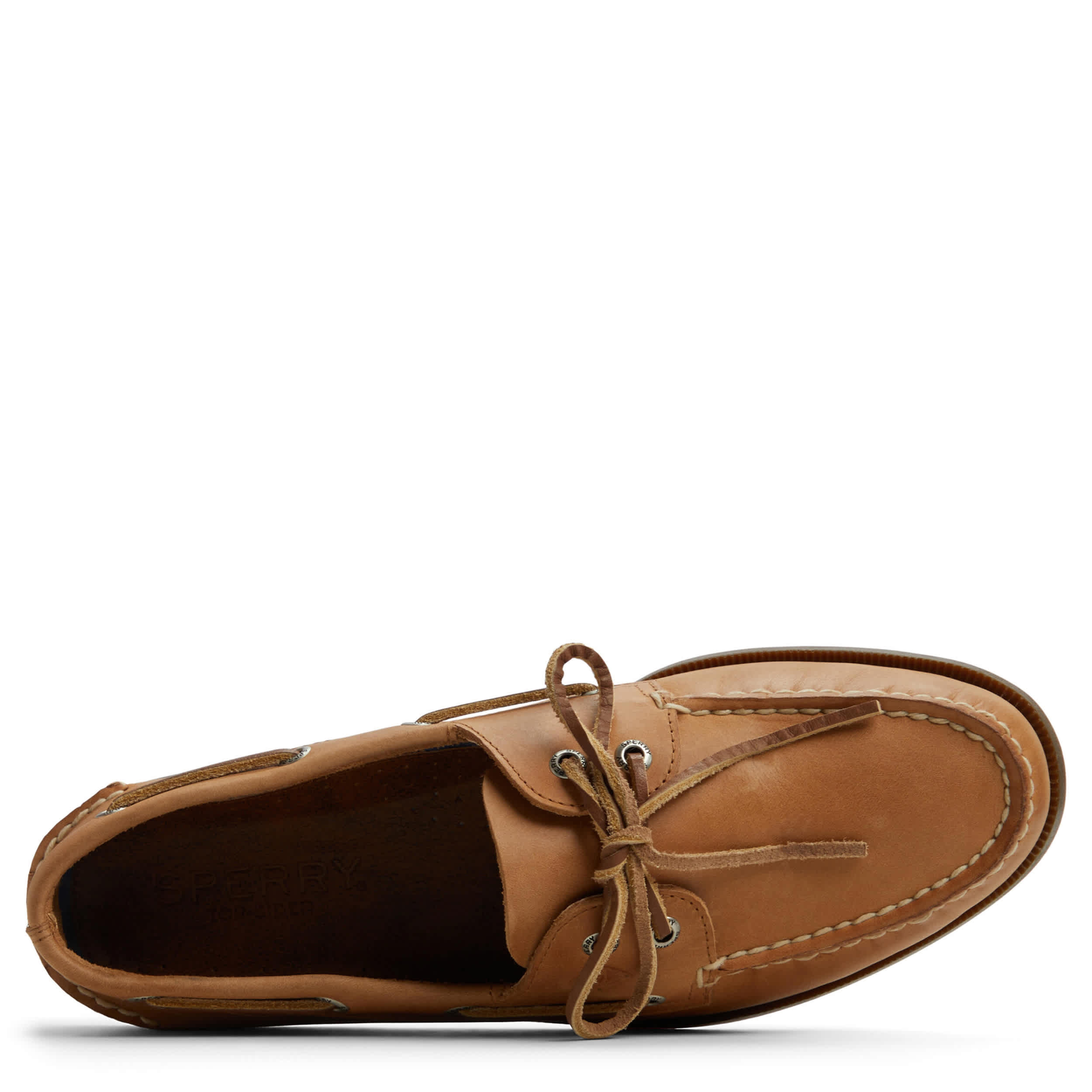 SPERRY MENS A/O 2-EYE BOAT SHOE - TAN