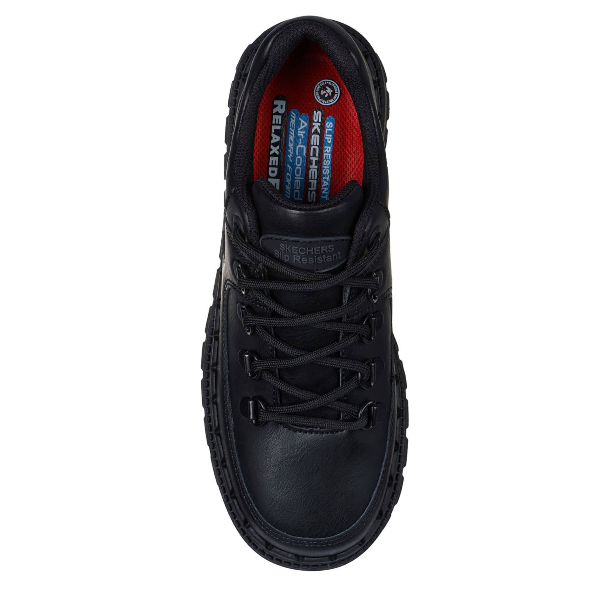 SKECHERS WOMENS JAMMERS SR-ZESI WORK SHOE - BLACK