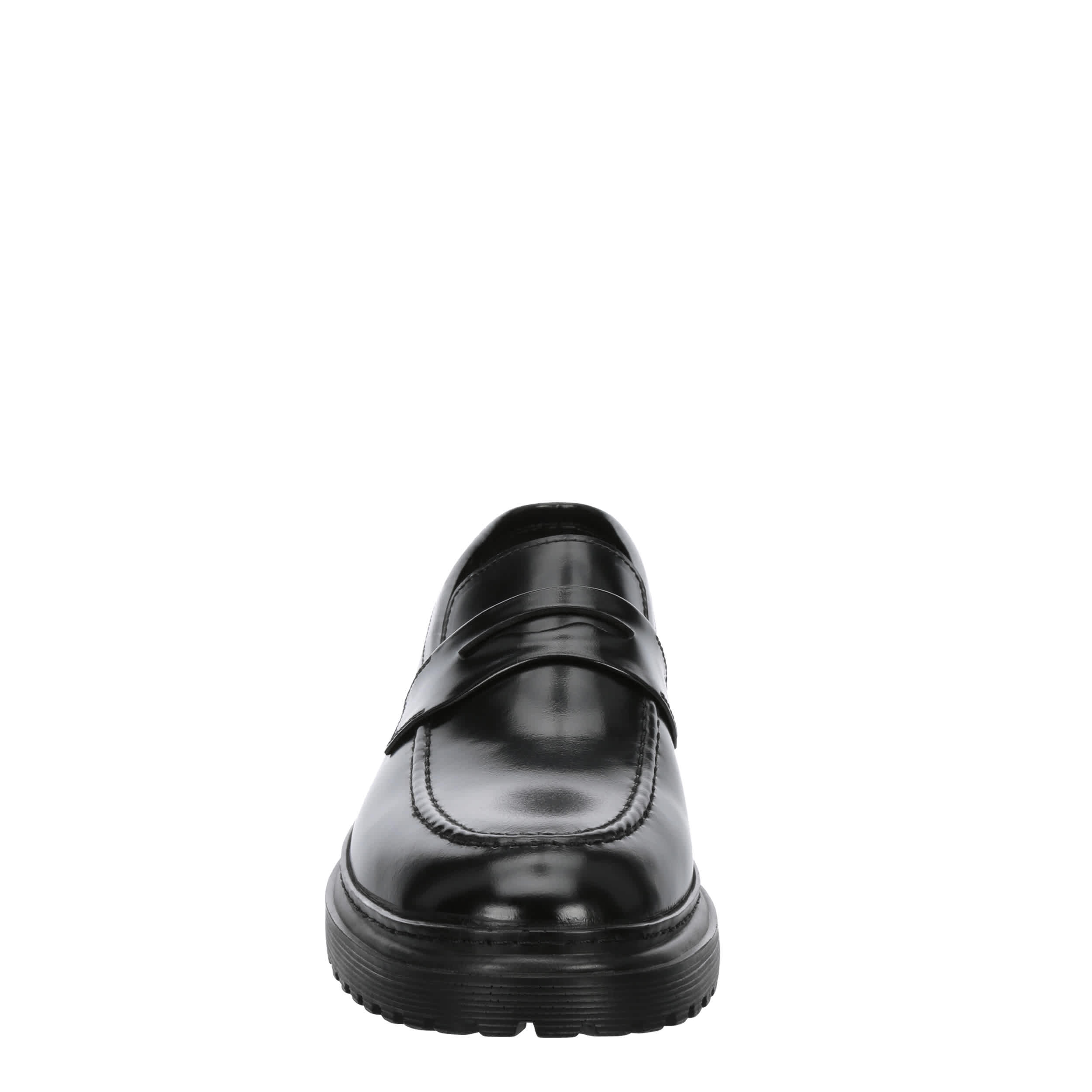 RESTORATION MENS MORAL PENNY LOAFER - BLACK