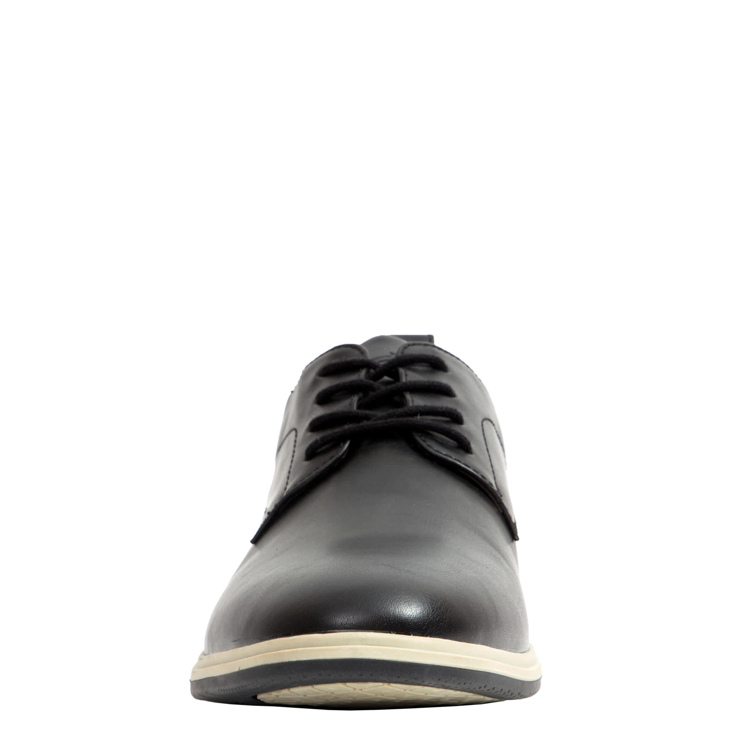 DEER STAGS-MENS LISBON OXFORD-BLACK & GREY