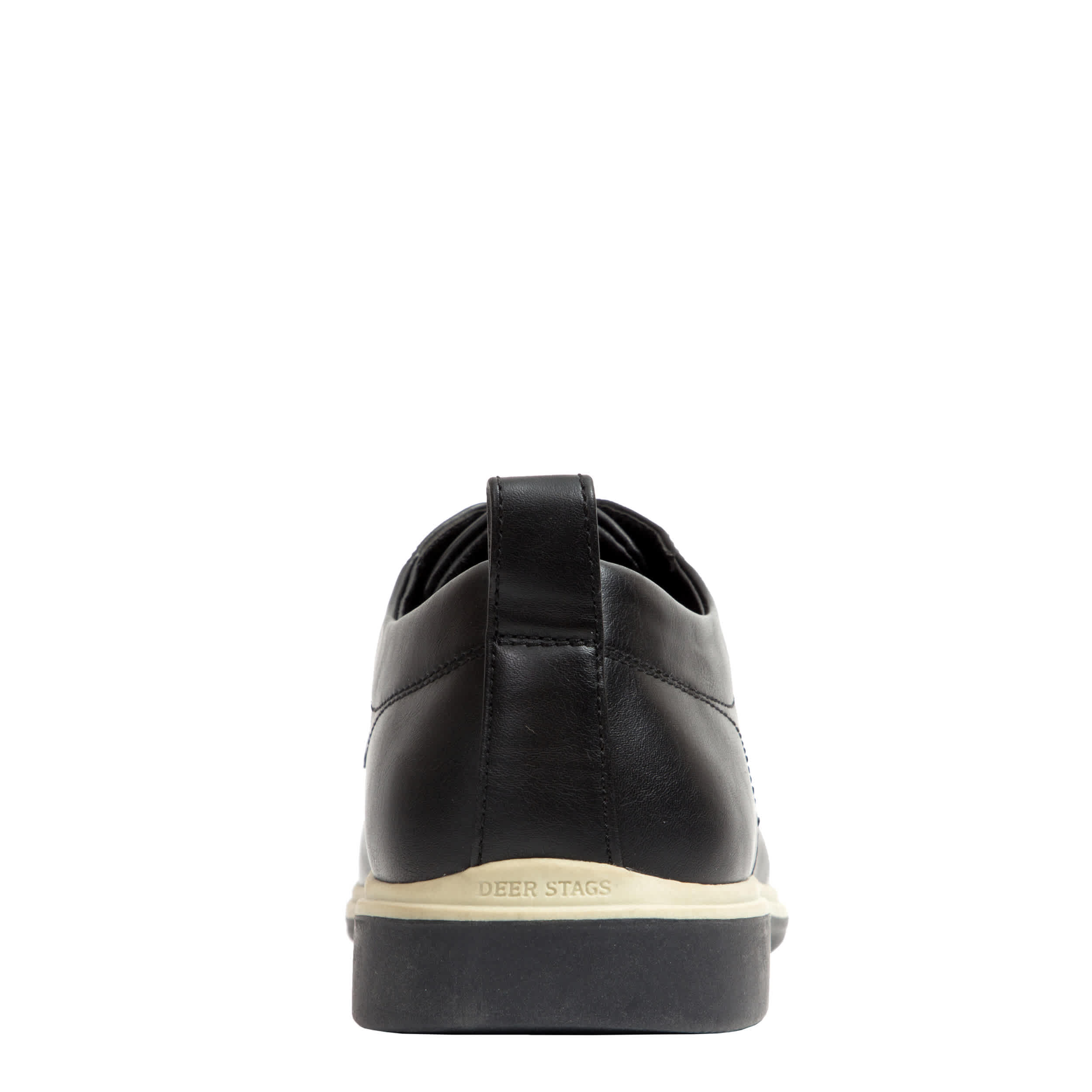 DEER STAGS-MENS LISBON OXFORD-BLACK & GREY