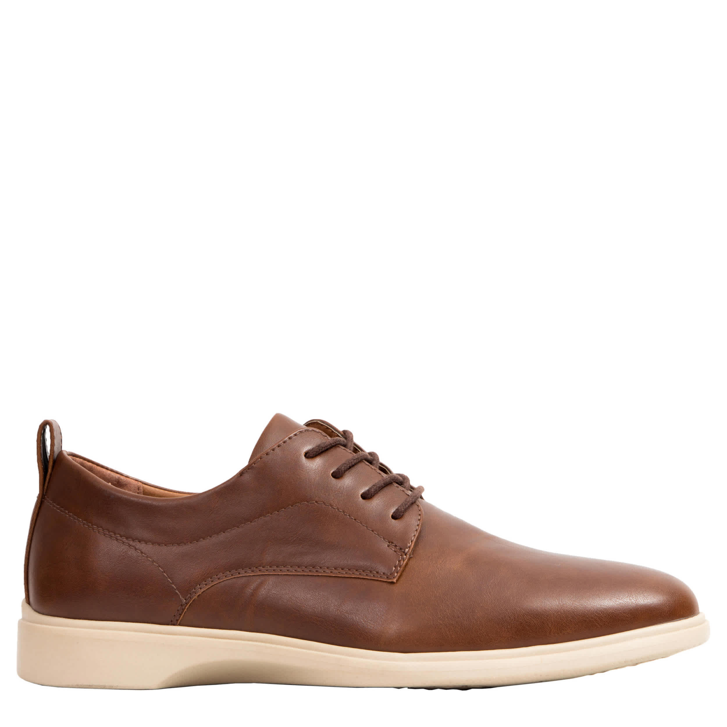 DEER STAGS-MENS LISBON OXFORD-BROWN & 