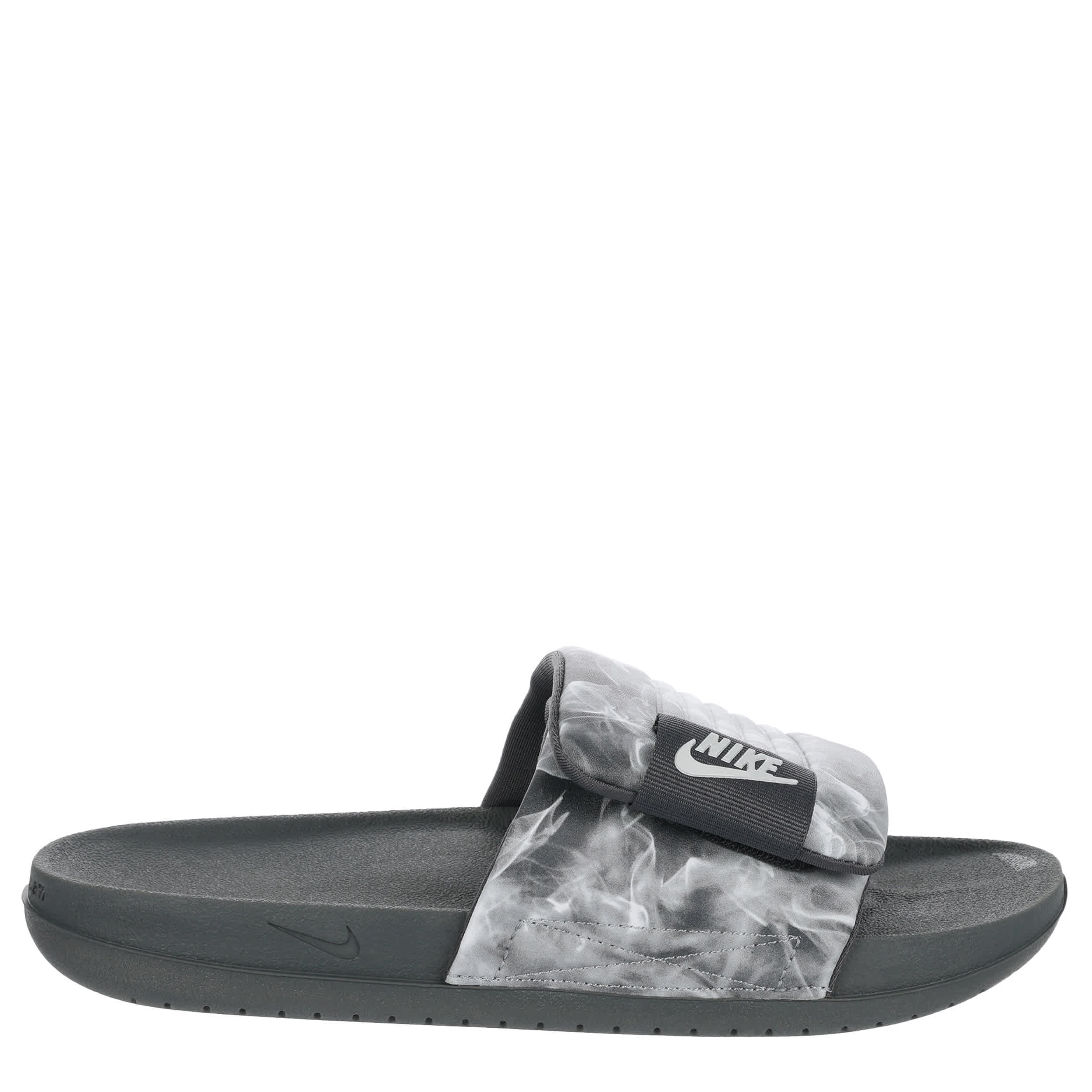 NIKE MENS OFFCOURT ADJUST SLIDE SANDAL - GREY