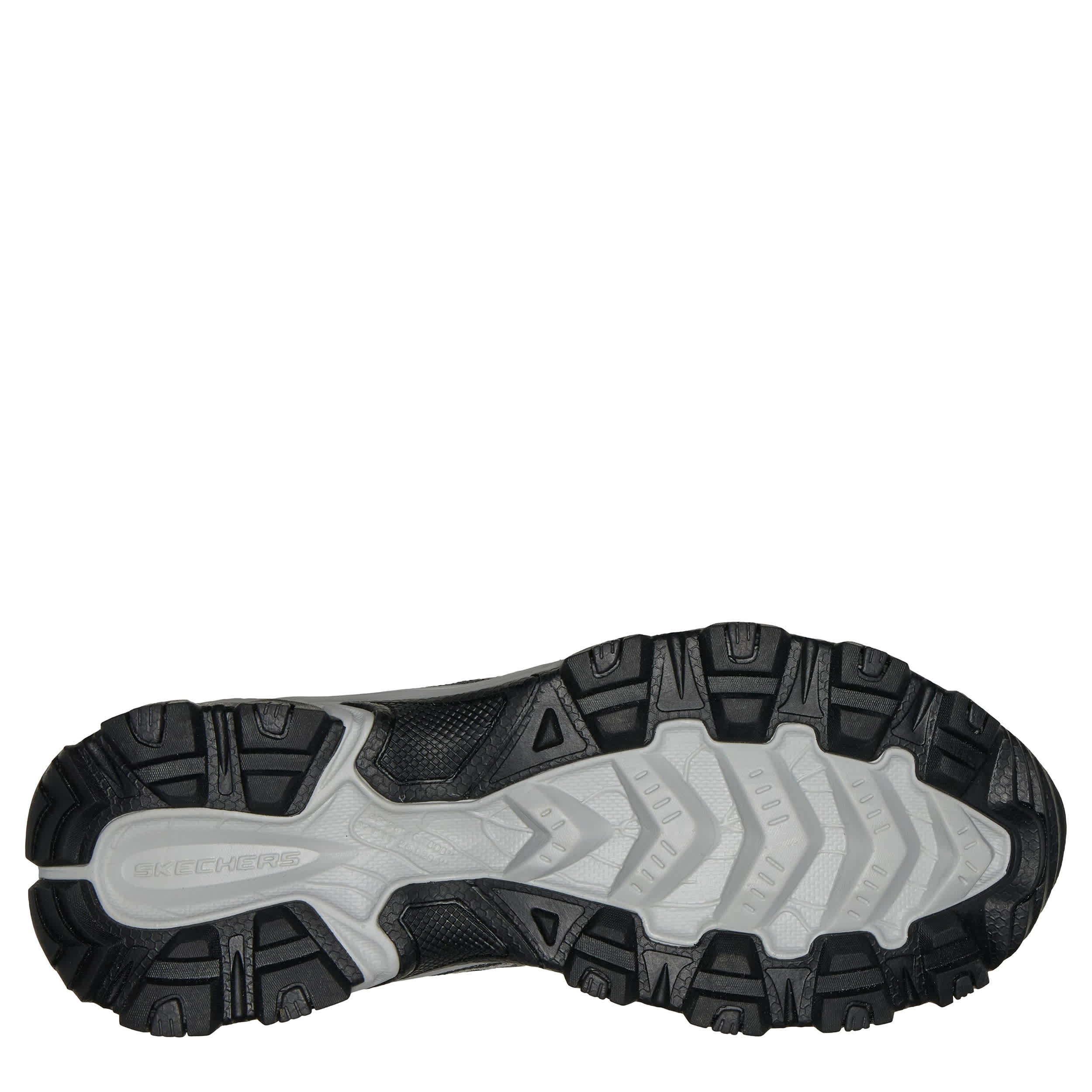 SKECHERS-MENS STAMINA-AFTERBURN LEGACY ALL TERRAIN HIKING SHOE-GREY & ORANGE