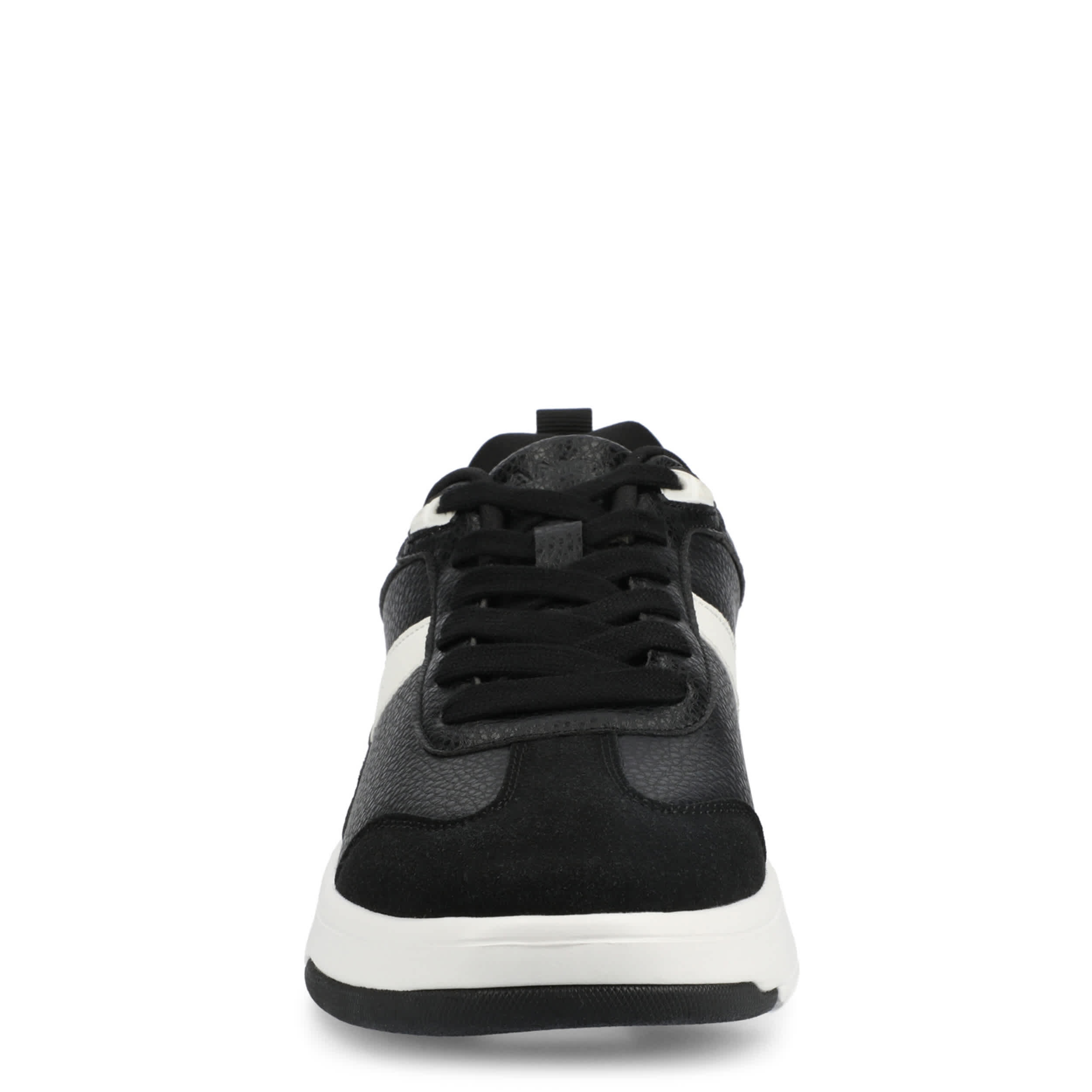 VANCE CO-MENS RAIDEN T-TOE LOW TOP SNEAKER-BLACK & 