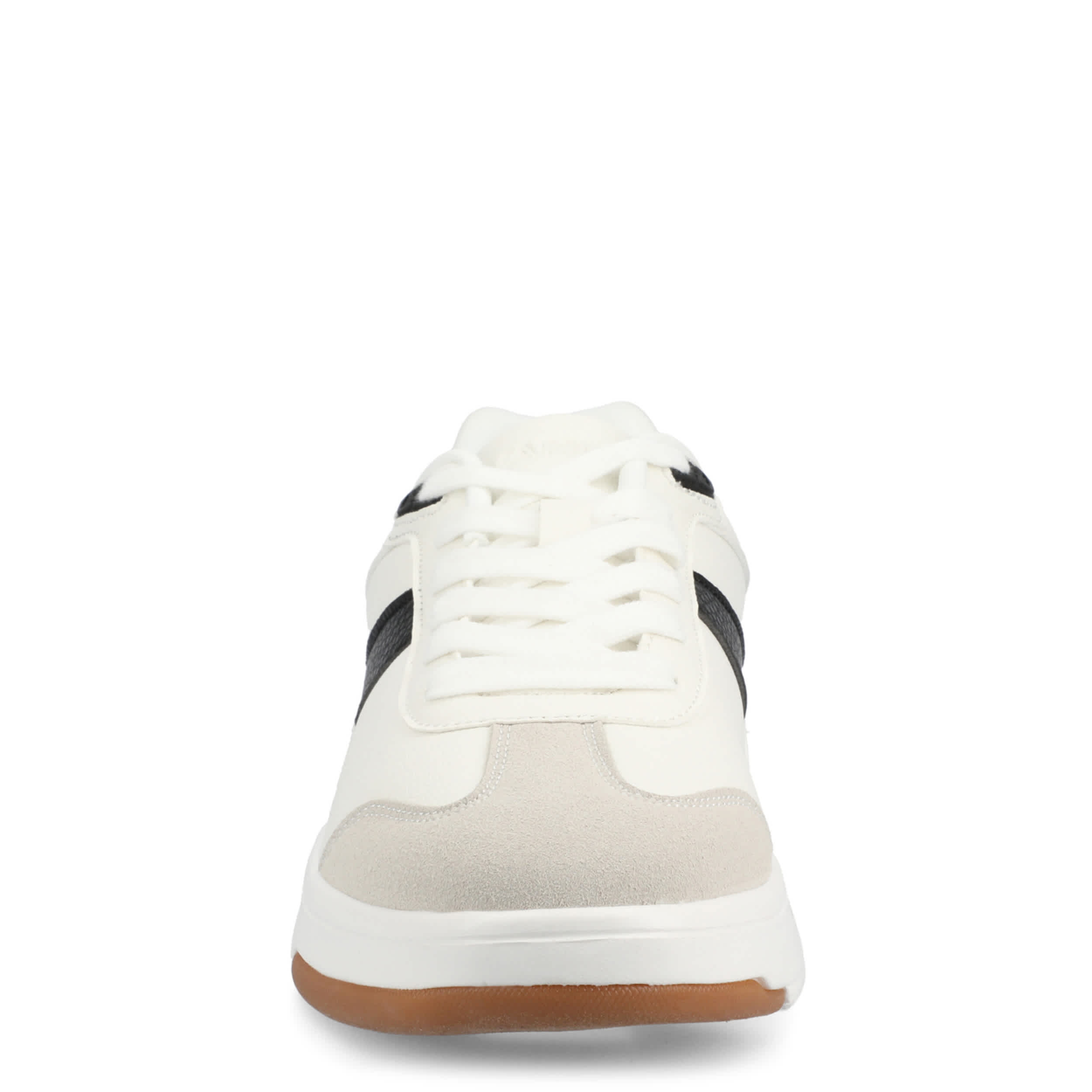 VANCE CO-MENS RAIDEN T-TOE LOW TOP SNEAKER-WHITE & 
