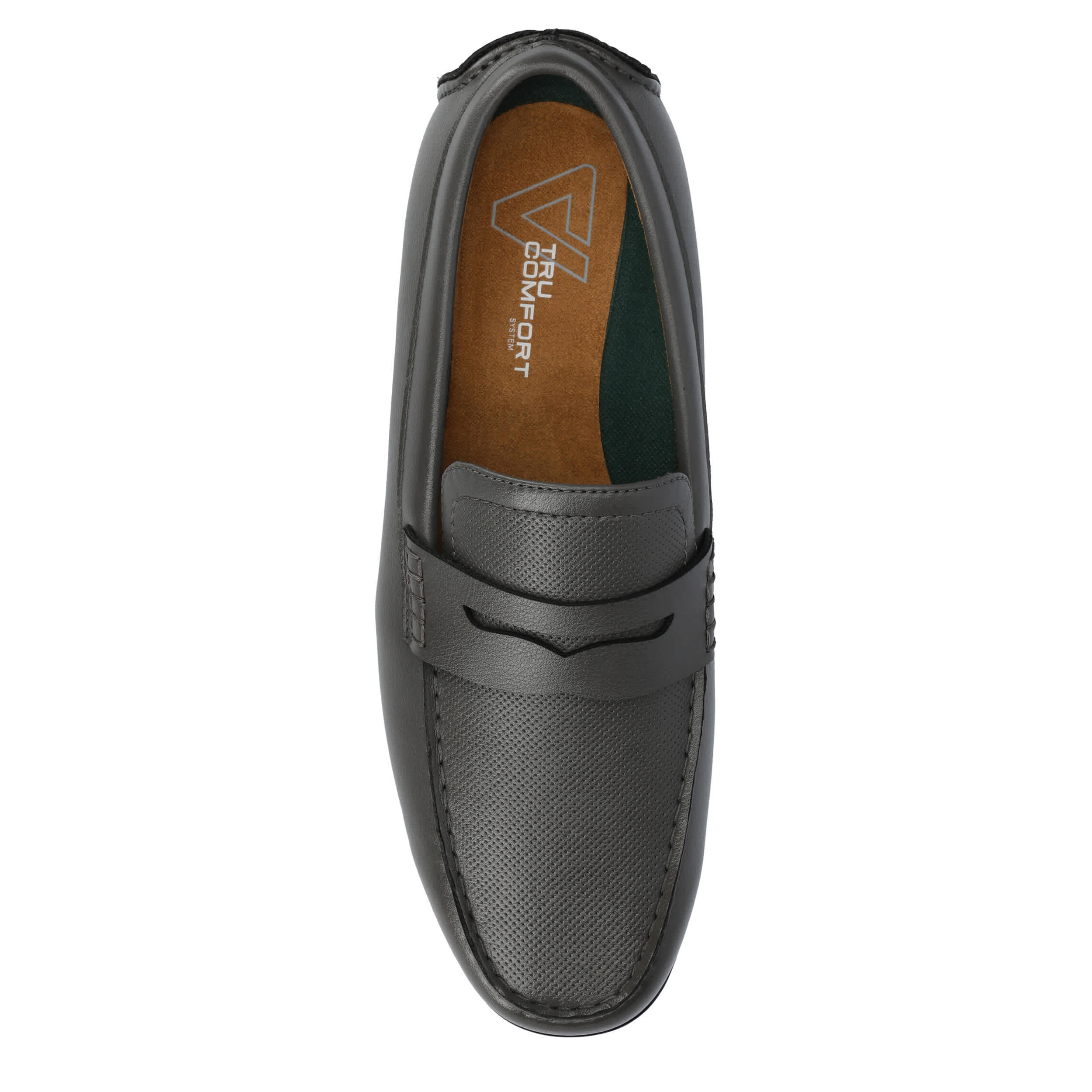 VANCE CO-MENS YATES PENNY LOAFER-GREY & 