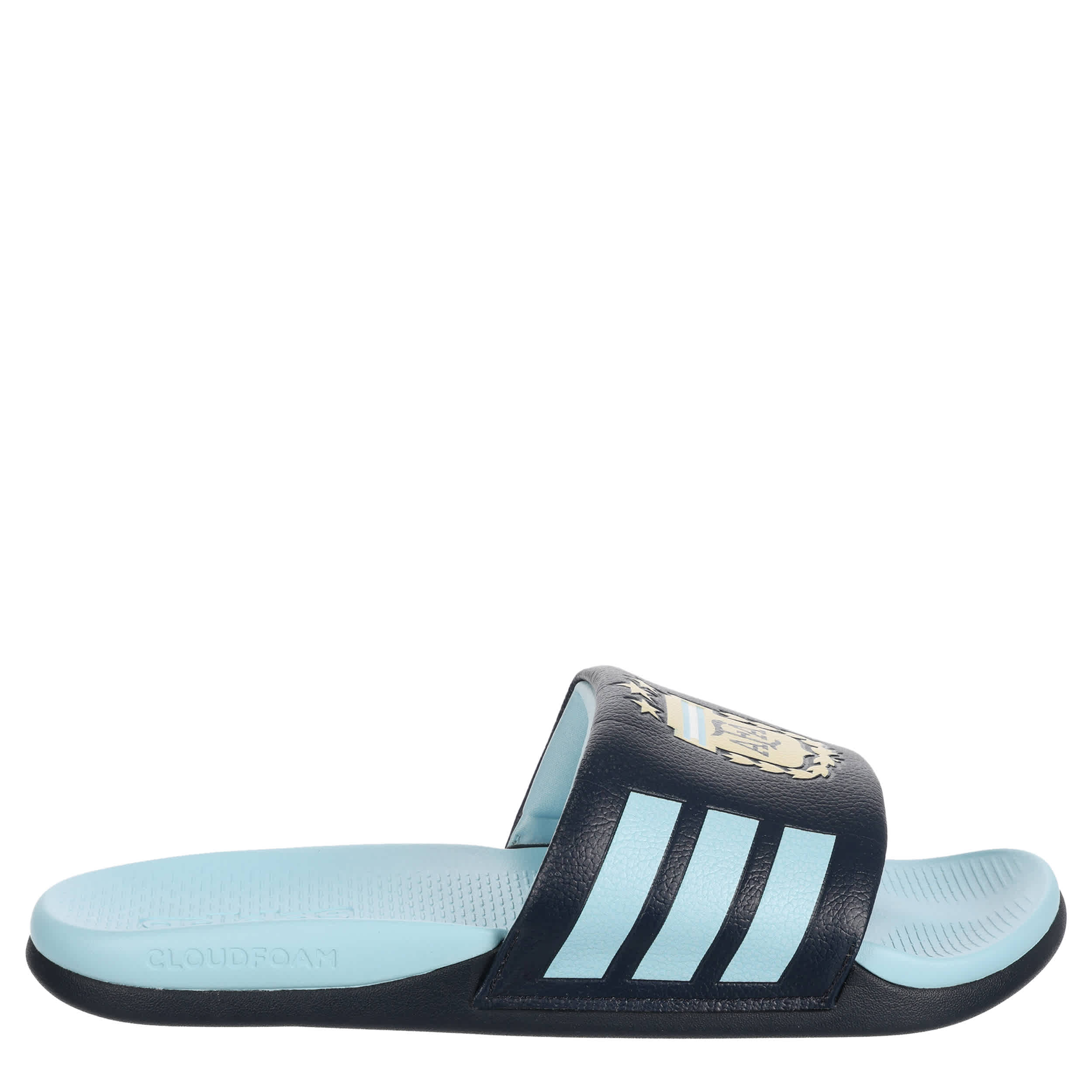 ADIDAS-MENS ADILETTE ARGENTINA SLIDE SANDAL-LIGHT BLUE & 