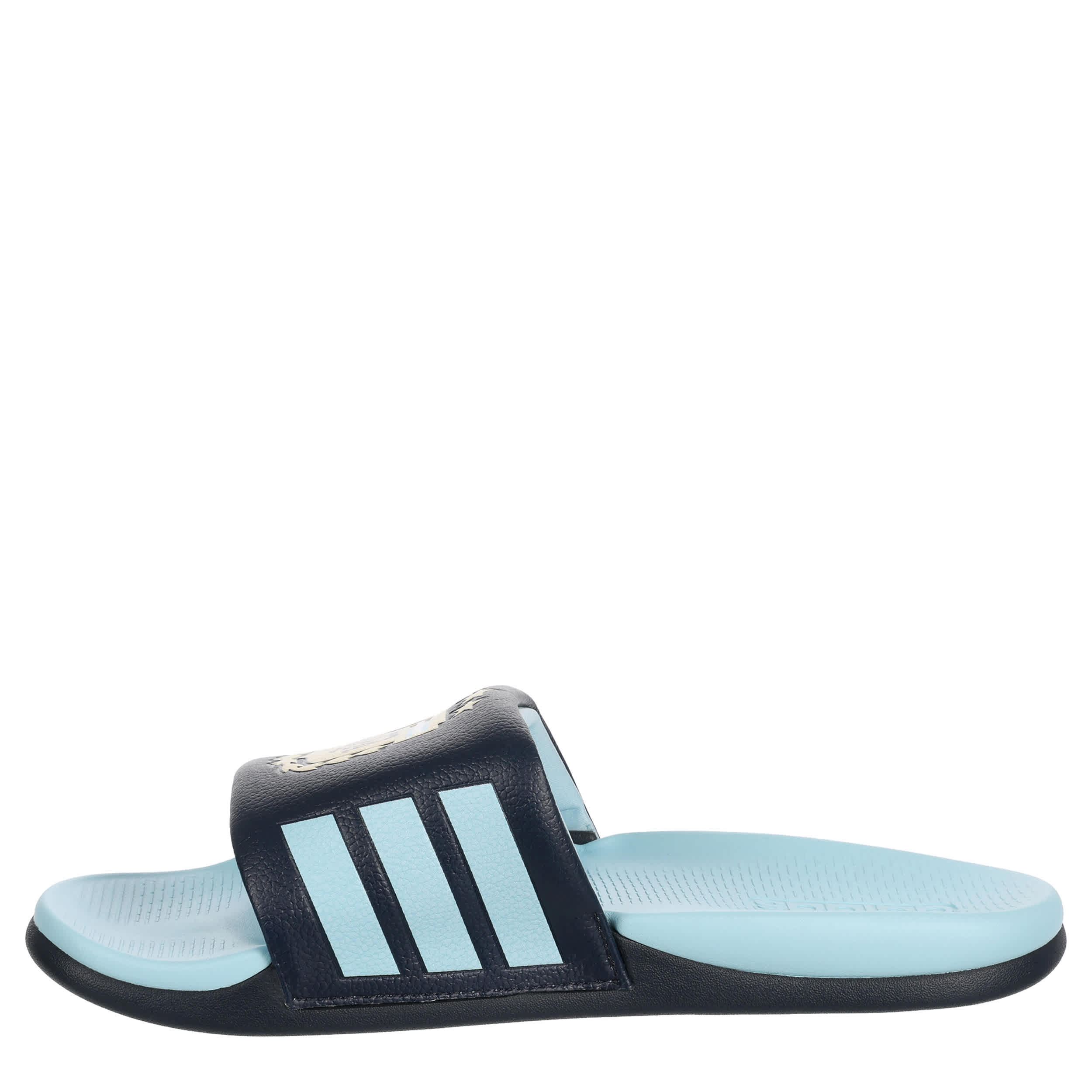 ADIDAS-MENS ADILETTE ARGENTINA SLIDE SANDAL-LIGHT BLUE & 