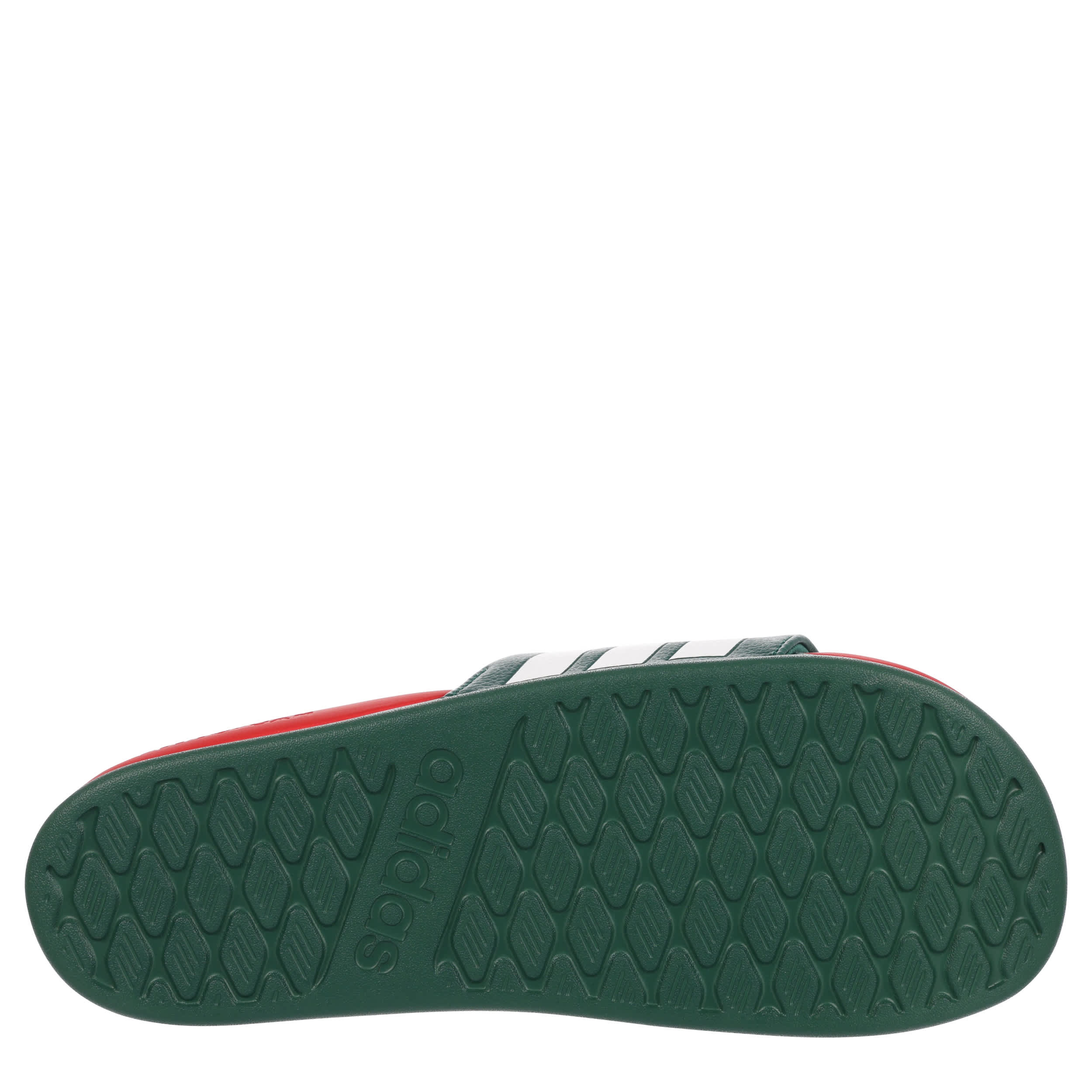ADIDAS-MENS ADILETTE MEXICO SLIDE SANDAL-DARK GREEN & 